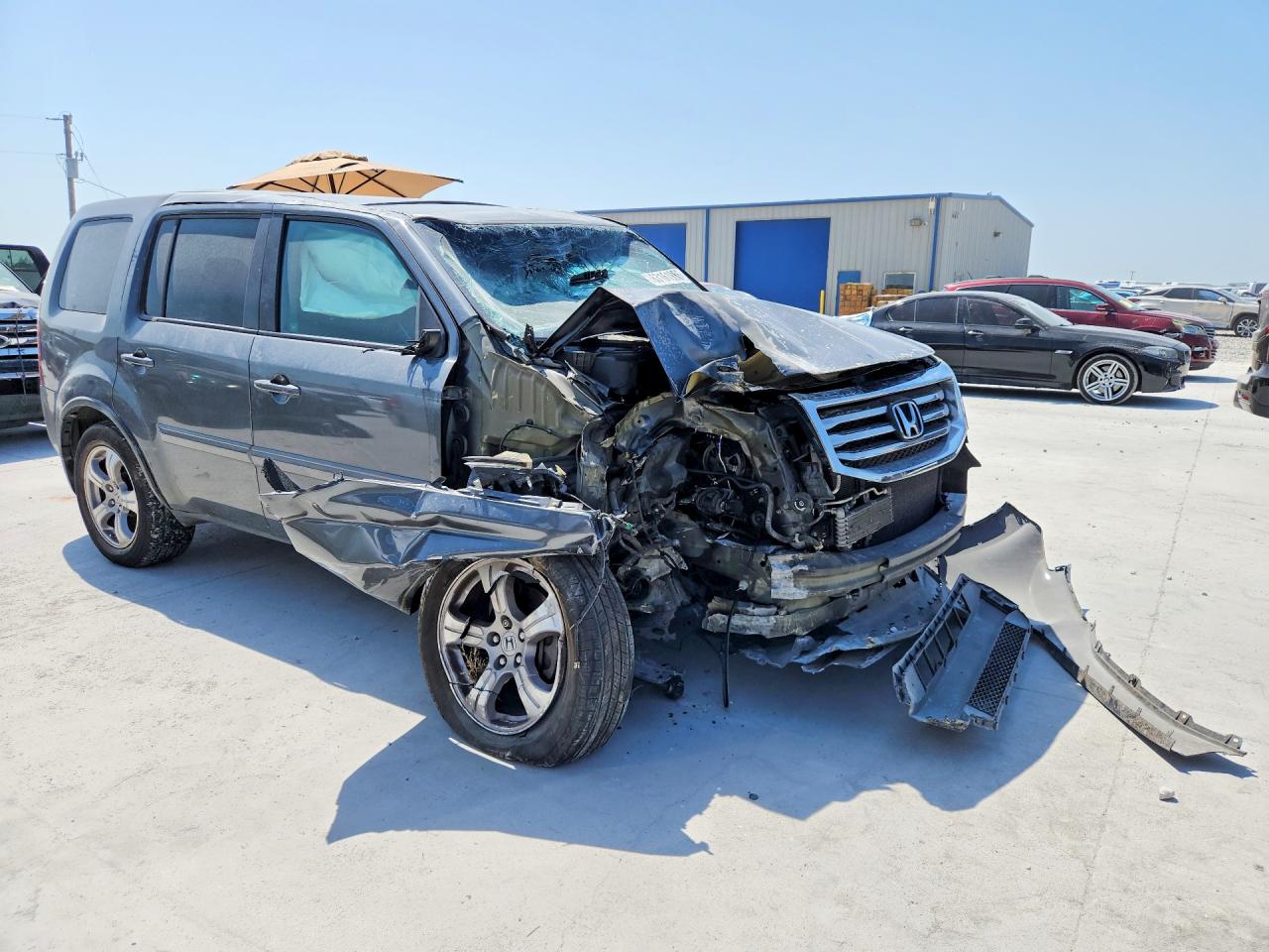 2012 Honda Pilot Exl Charcoal vin: 5FNYF4H54CB005037