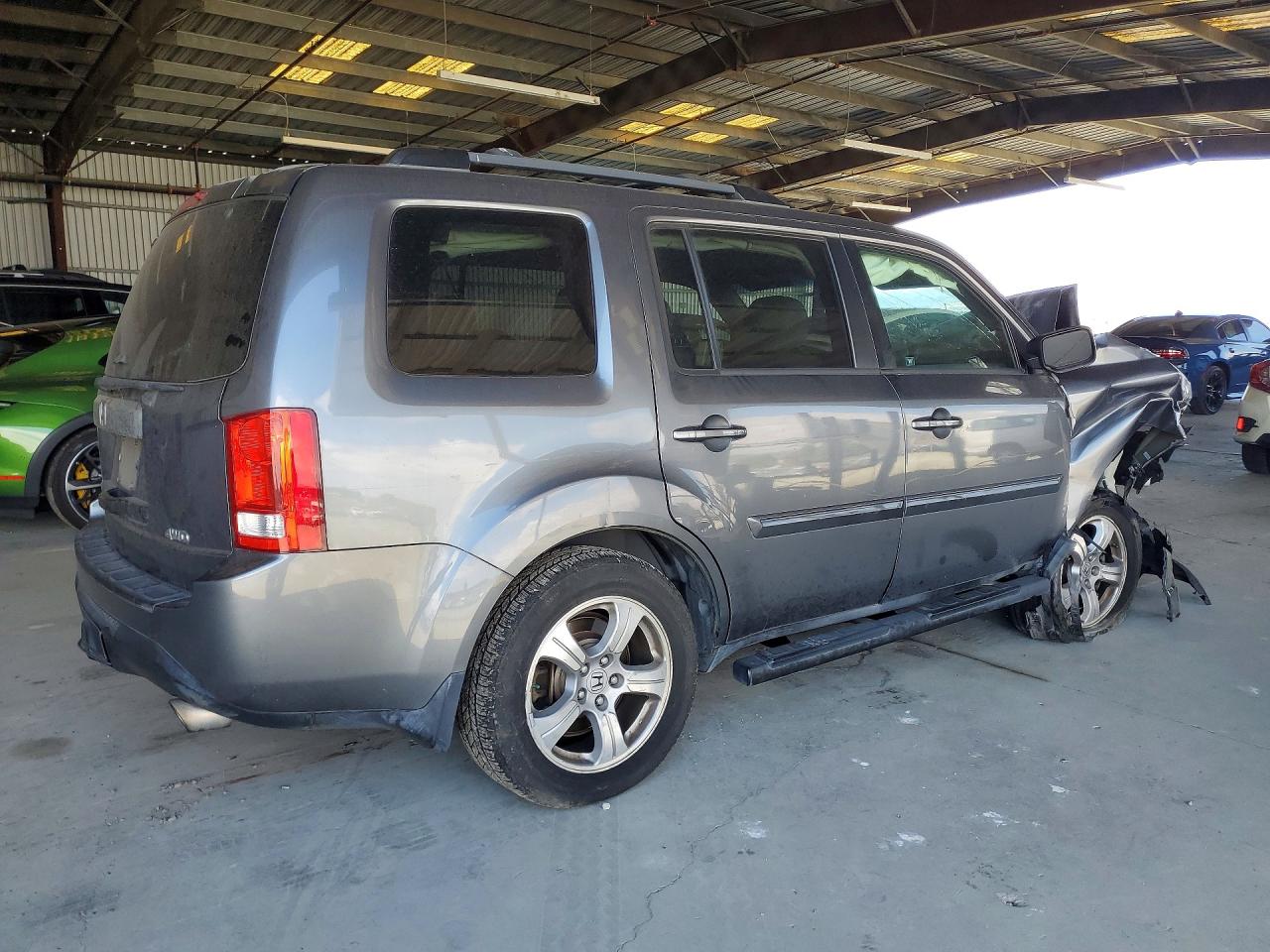 2012 Honda Pilot Exl Серый vin: 5FNYF4H54CB037065