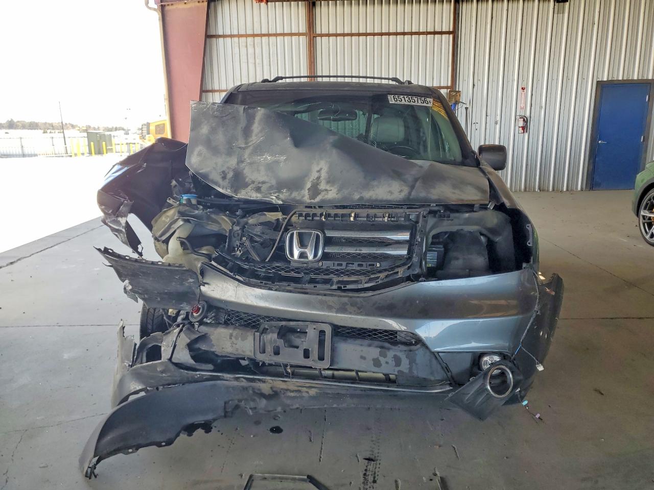 2012 Honda Pilot Exl Серый vin: 5FNYF4H54CB037065