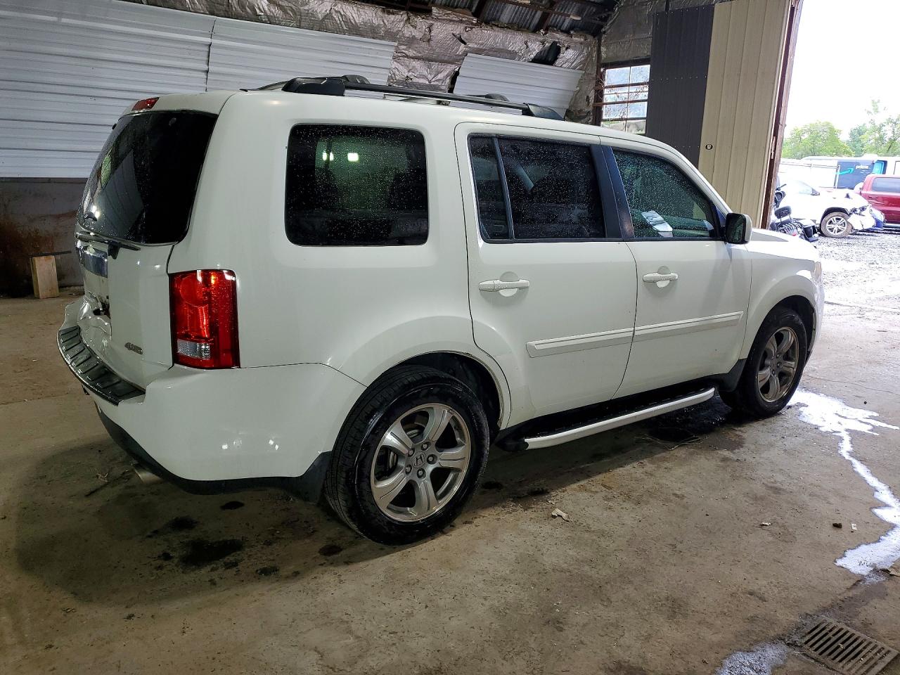 2012 Honda Pilot Exl White vin: 5FNYF4H54CB037518