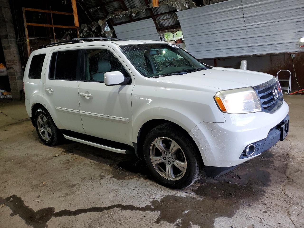 2012 Honda Pilot Exl White vin: 5FNYF4H54CB037518