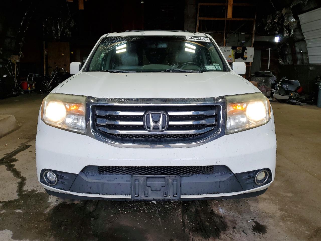 2012 Honda Pilot Exl White vin: 5FNYF4H54CB037518