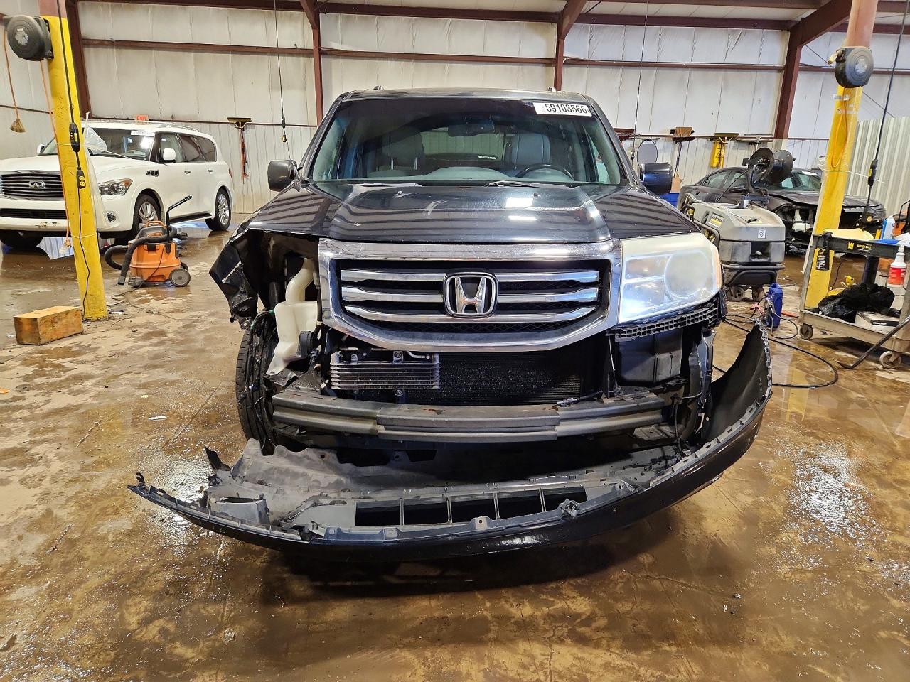 2012 Honda Pilot Exl Black vin: 5FNYF4H54CB047093