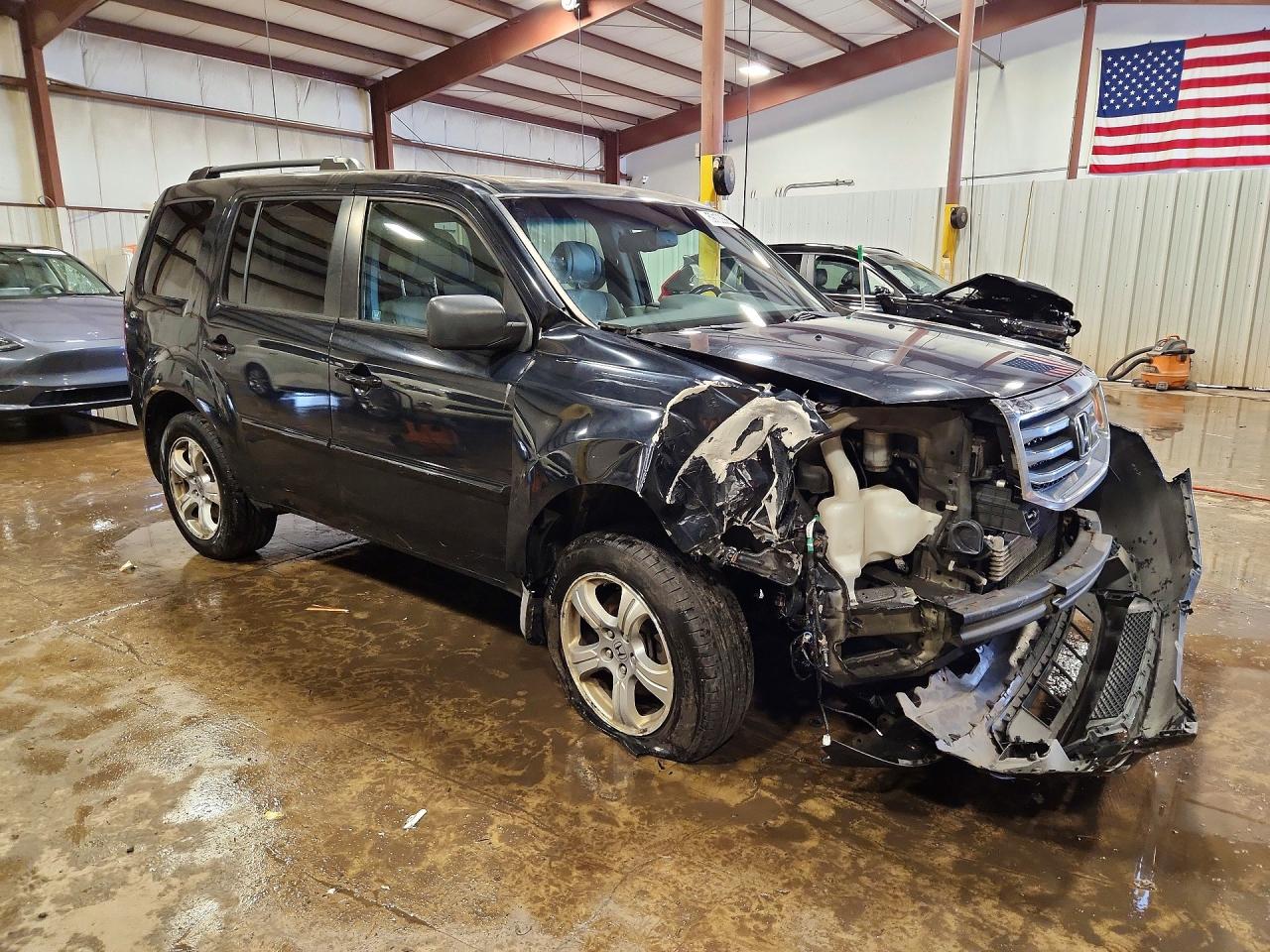 2012 Honda Pilot Exl Black vin: 5FNYF4H54CB047093