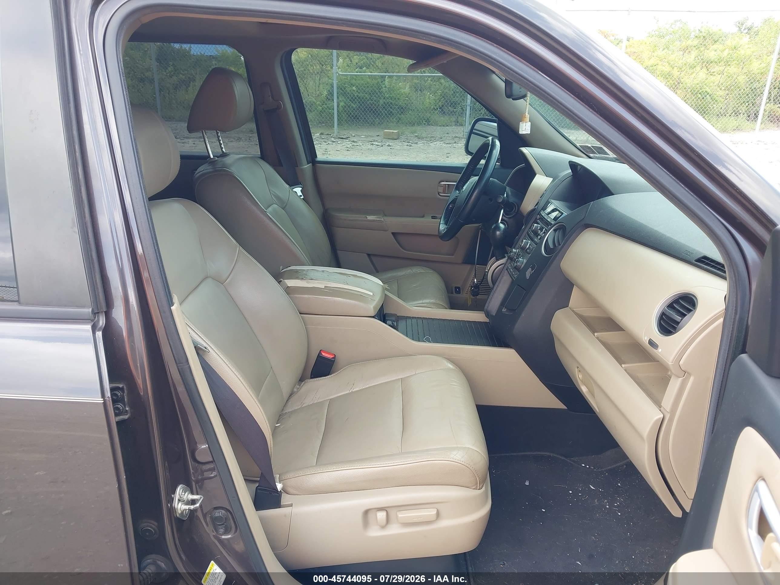 2013 Honda Pilot Ex-l Серый vin: 5FNYF4H54DB013656
