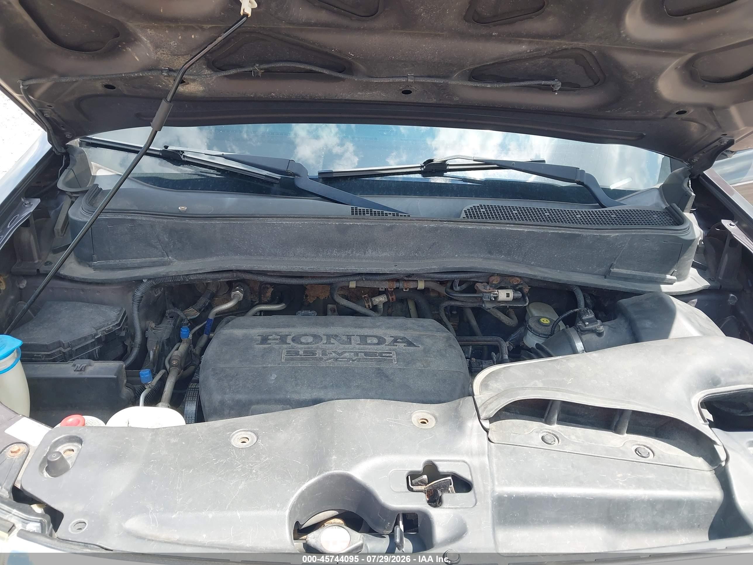 2013 Honda Pilot Ex-l Серый vin: 5FNYF4H54DB013656