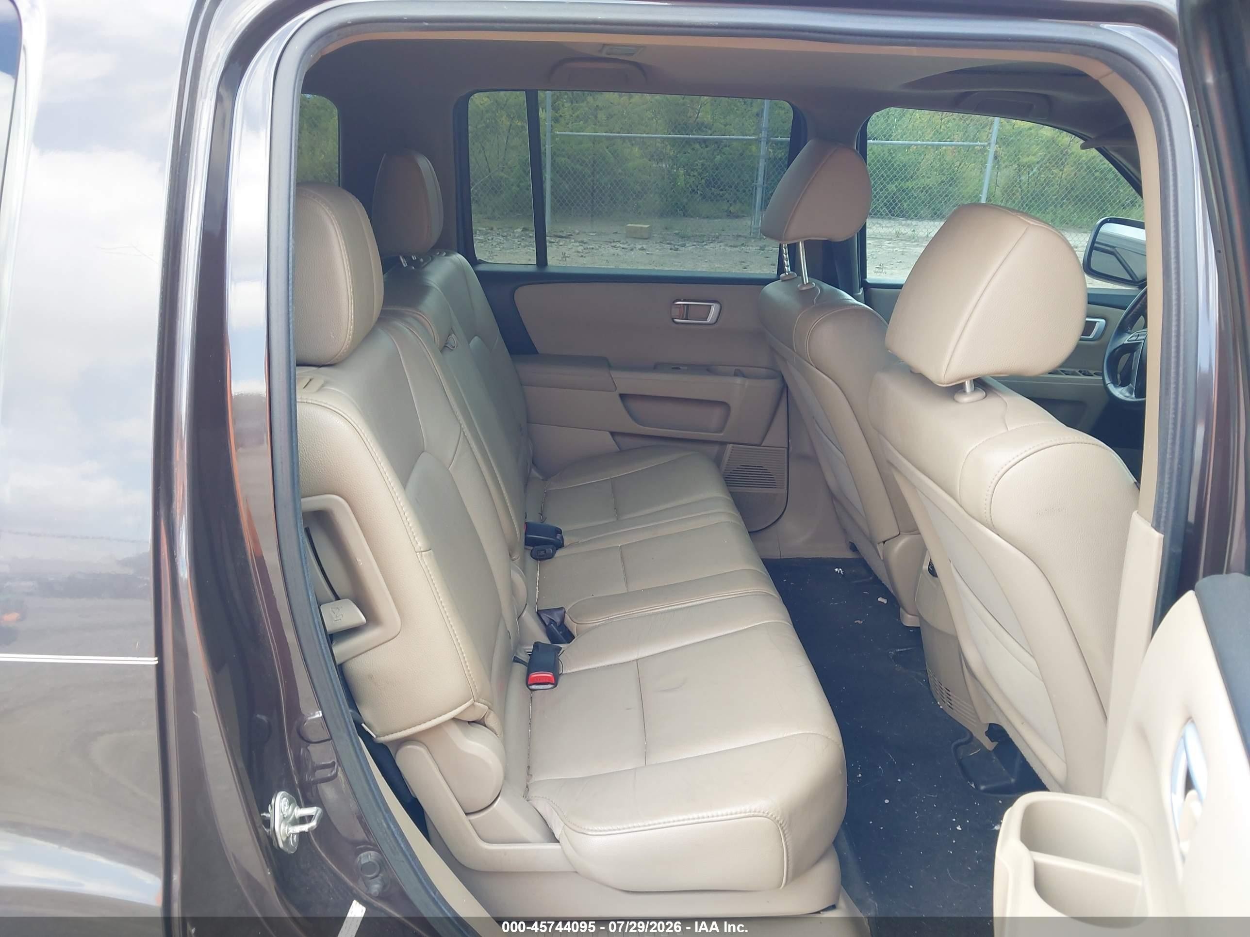 2013 Honda Pilot Ex-l Серый vin: 5FNYF4H54DB013656