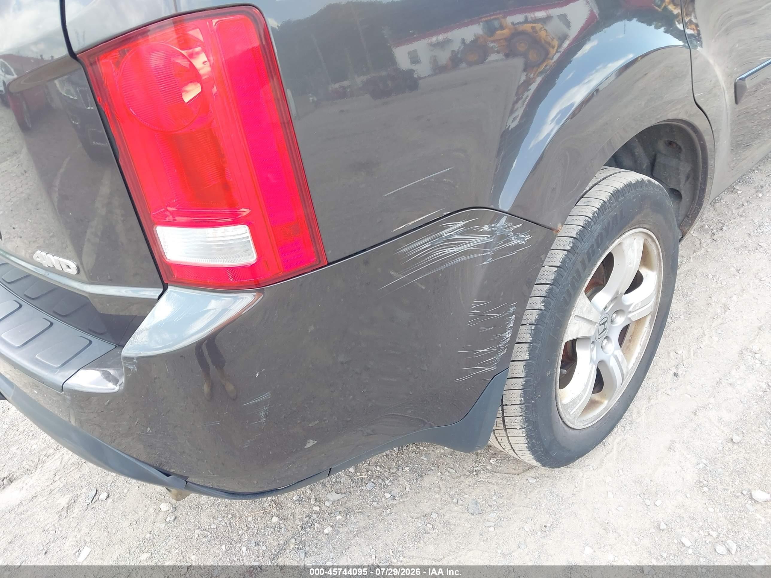 2013 Honda Pilot Ex-l Серый vin: 5FNYF4H54DB013656