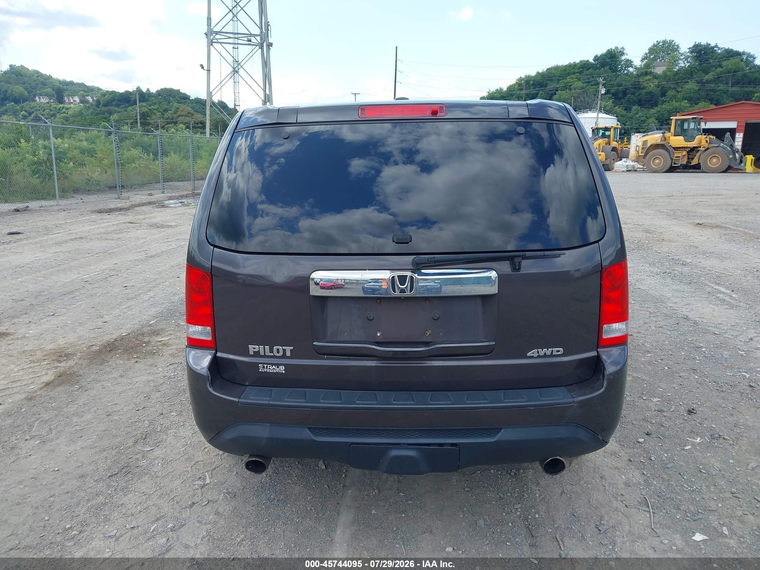 2013 Honda Pilot Ex-l Серый vin: 5FNYF4H54DB013656