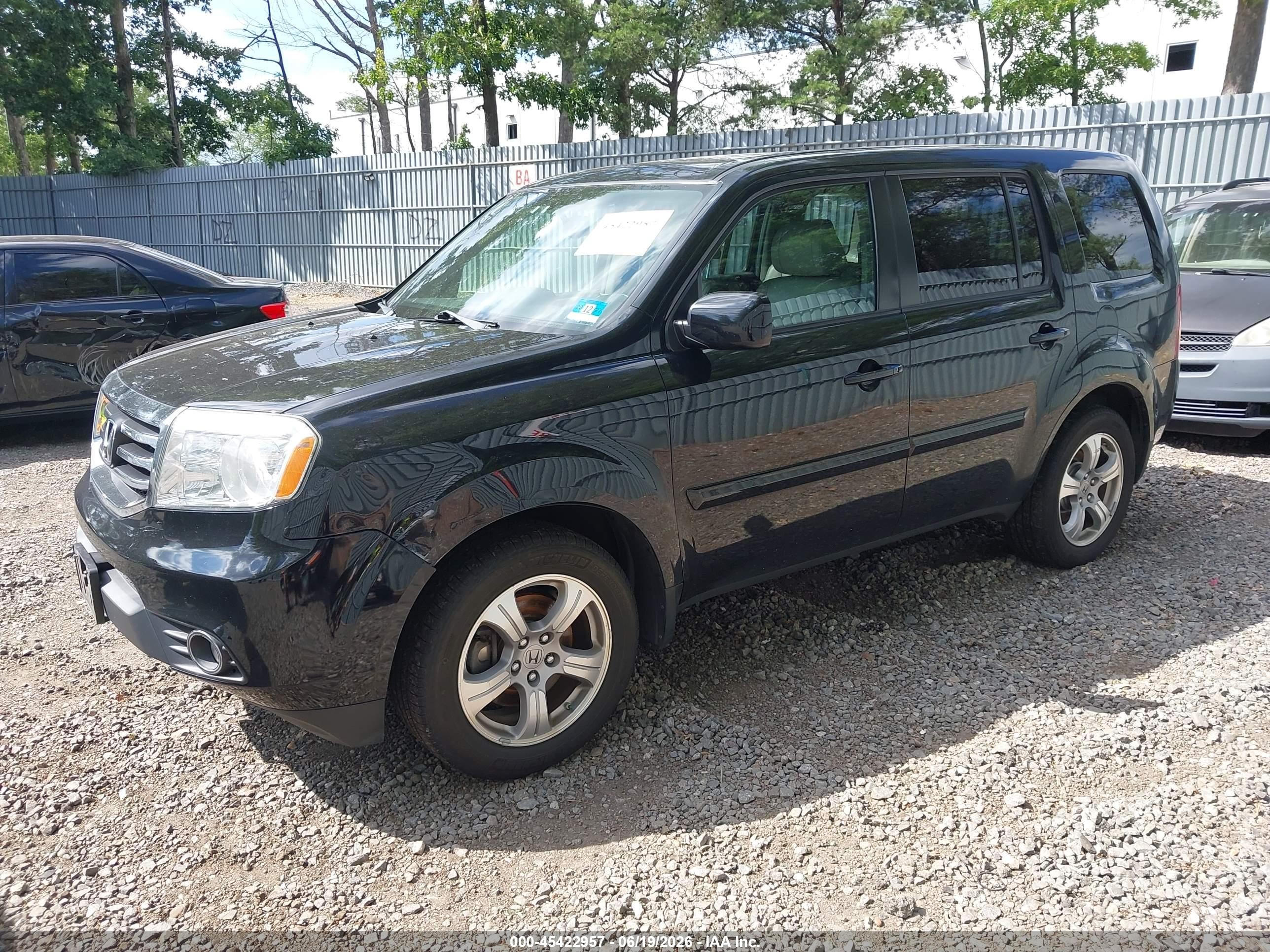 2013 Honda Pilot Ex-l Черный vin: 5FNYF4H54DB027220
