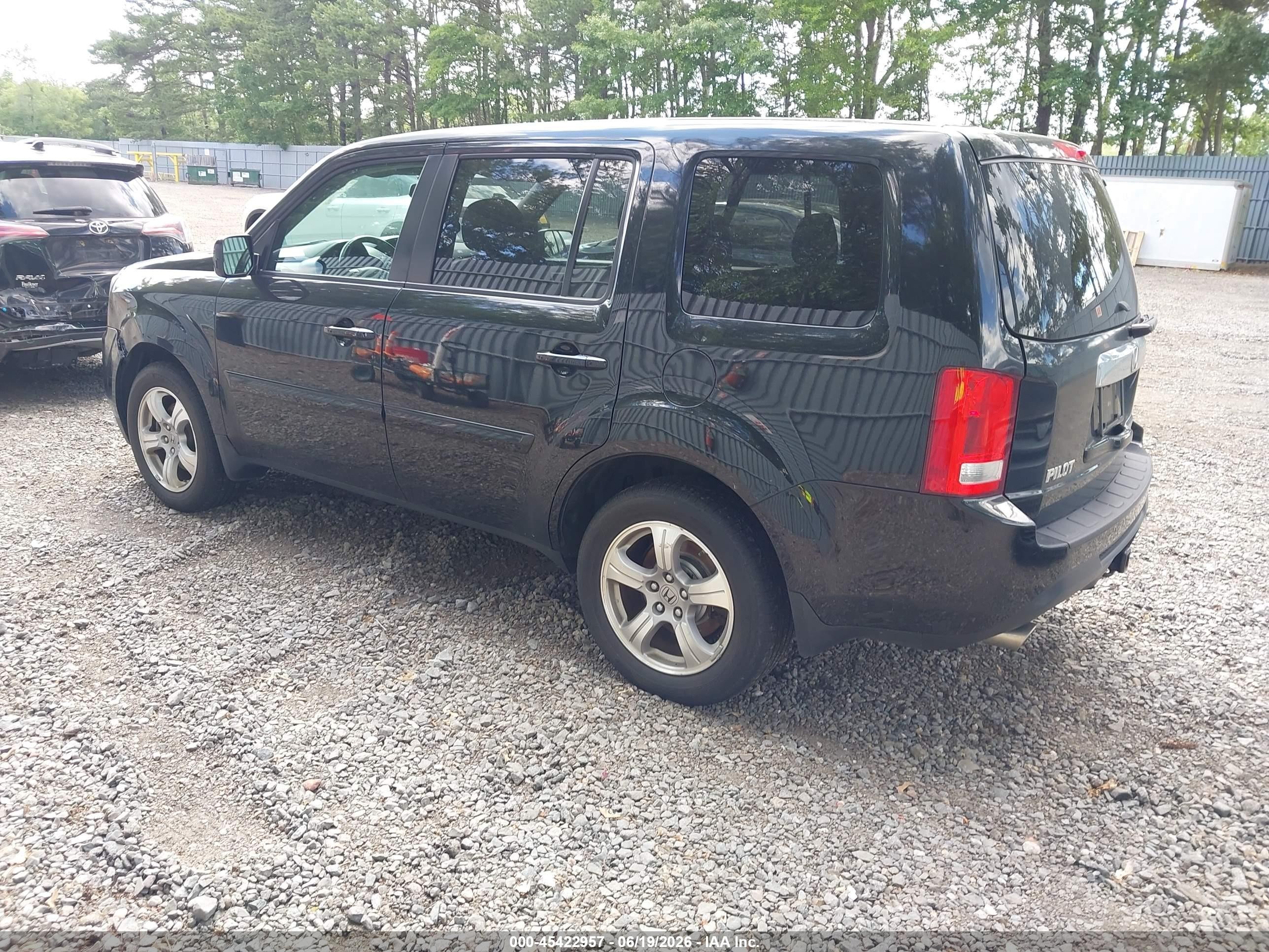2013 Honda Pilot Ex-l Черный vin: 5FNYF4H54DB027220
