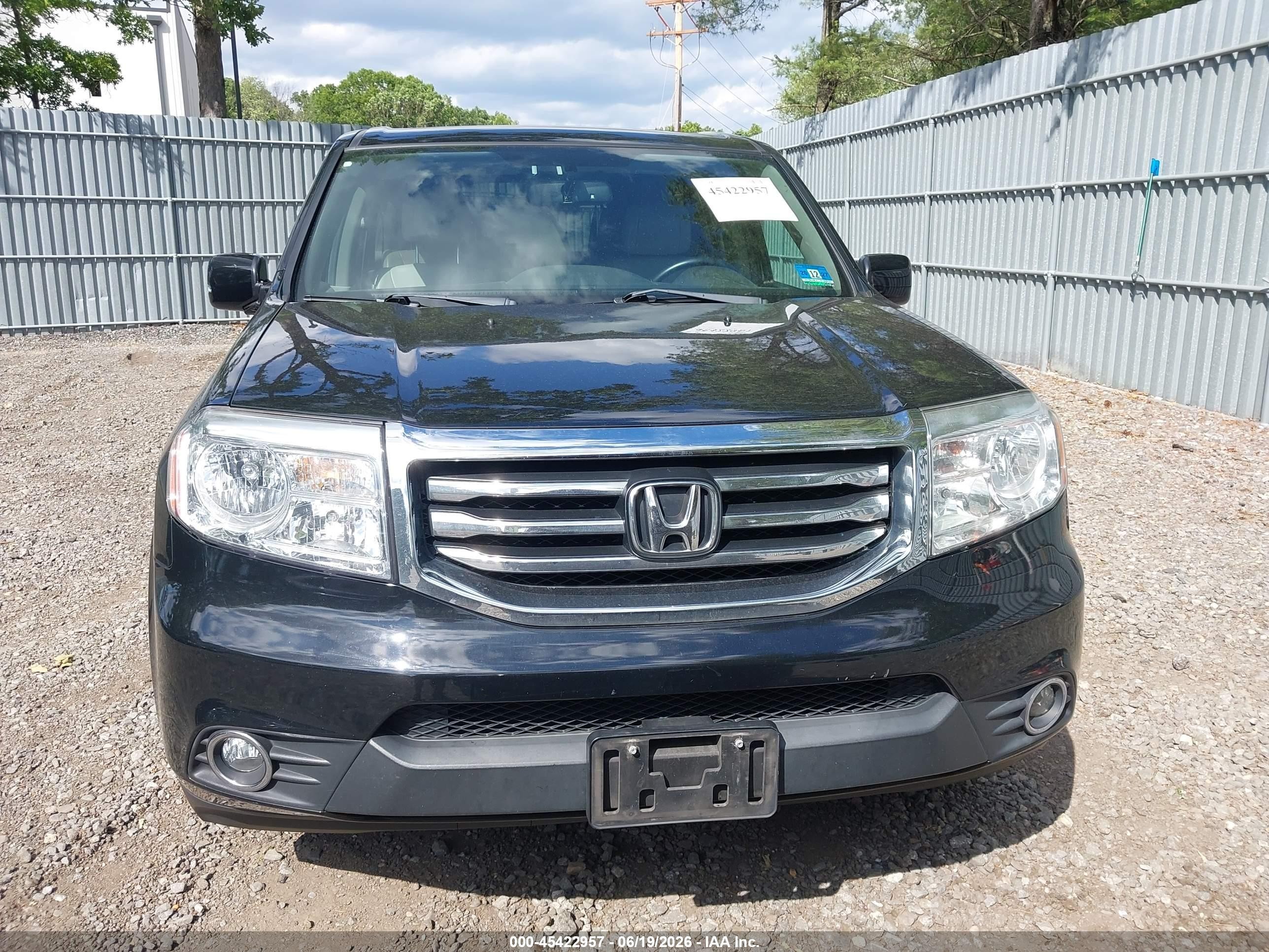 2013 Honda Pilot Ex-l Черный vin: 5FNYF4H54DB027220