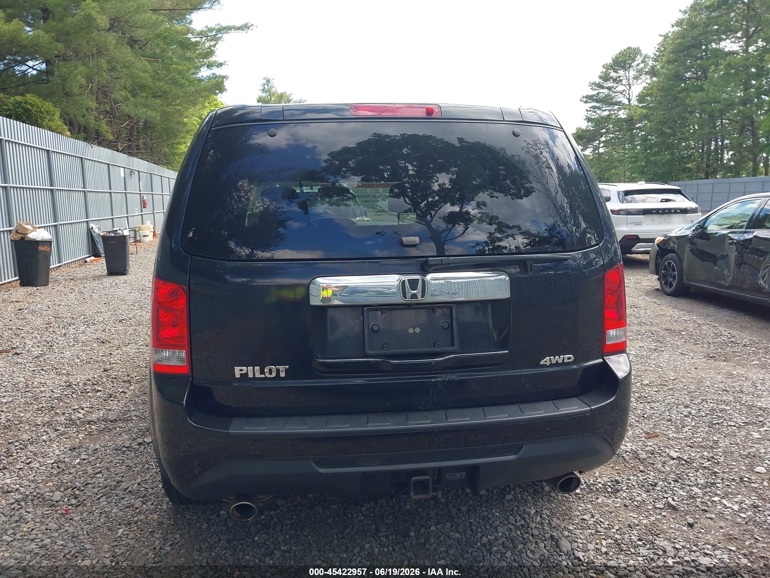 2013 Honda Pilot Ex-l Черный vin: 5FNYF4H54DB027220