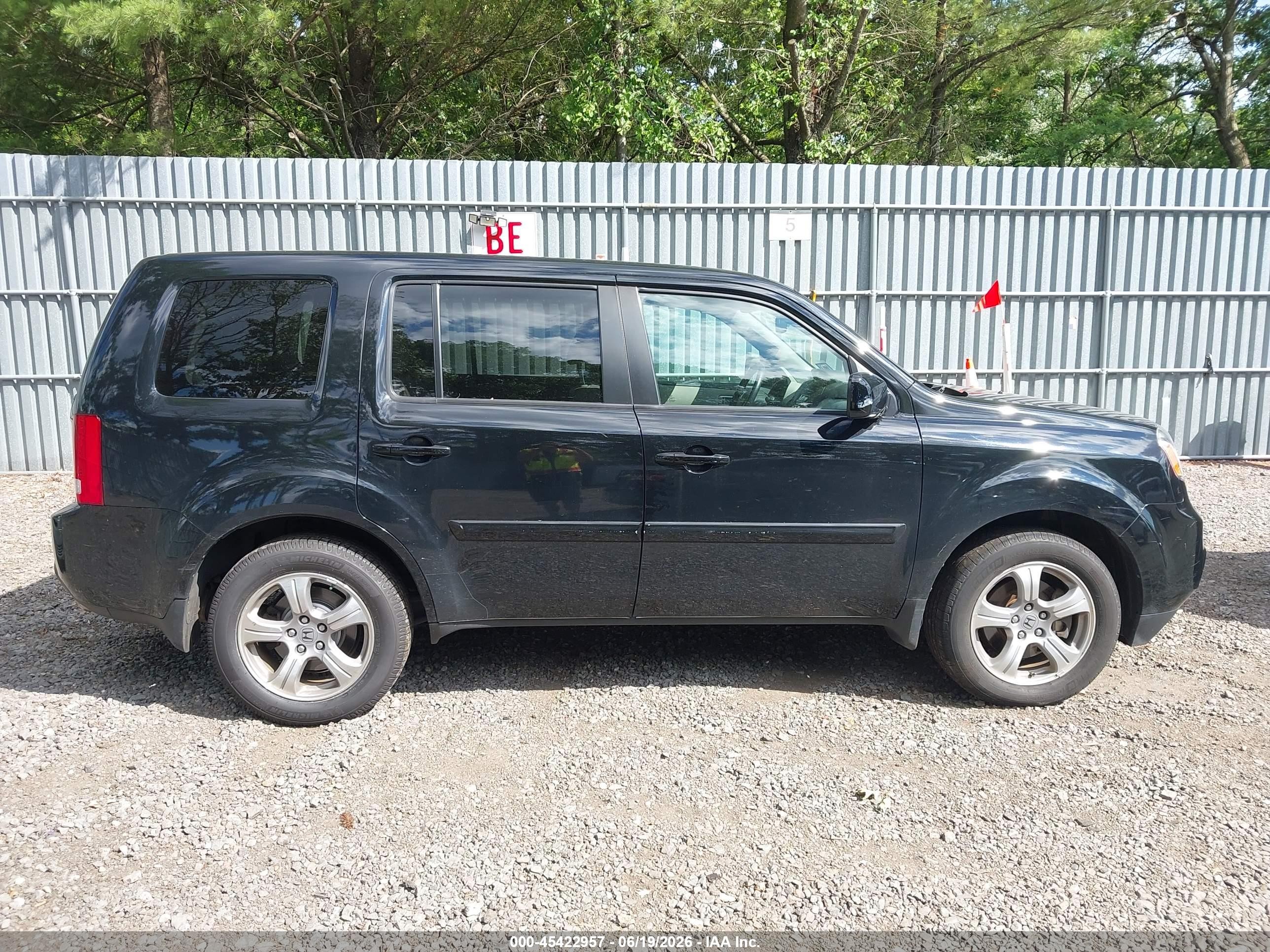 2013 Honda Pilot Ex-l Черный vin: 5FNYF4H54DB027220
