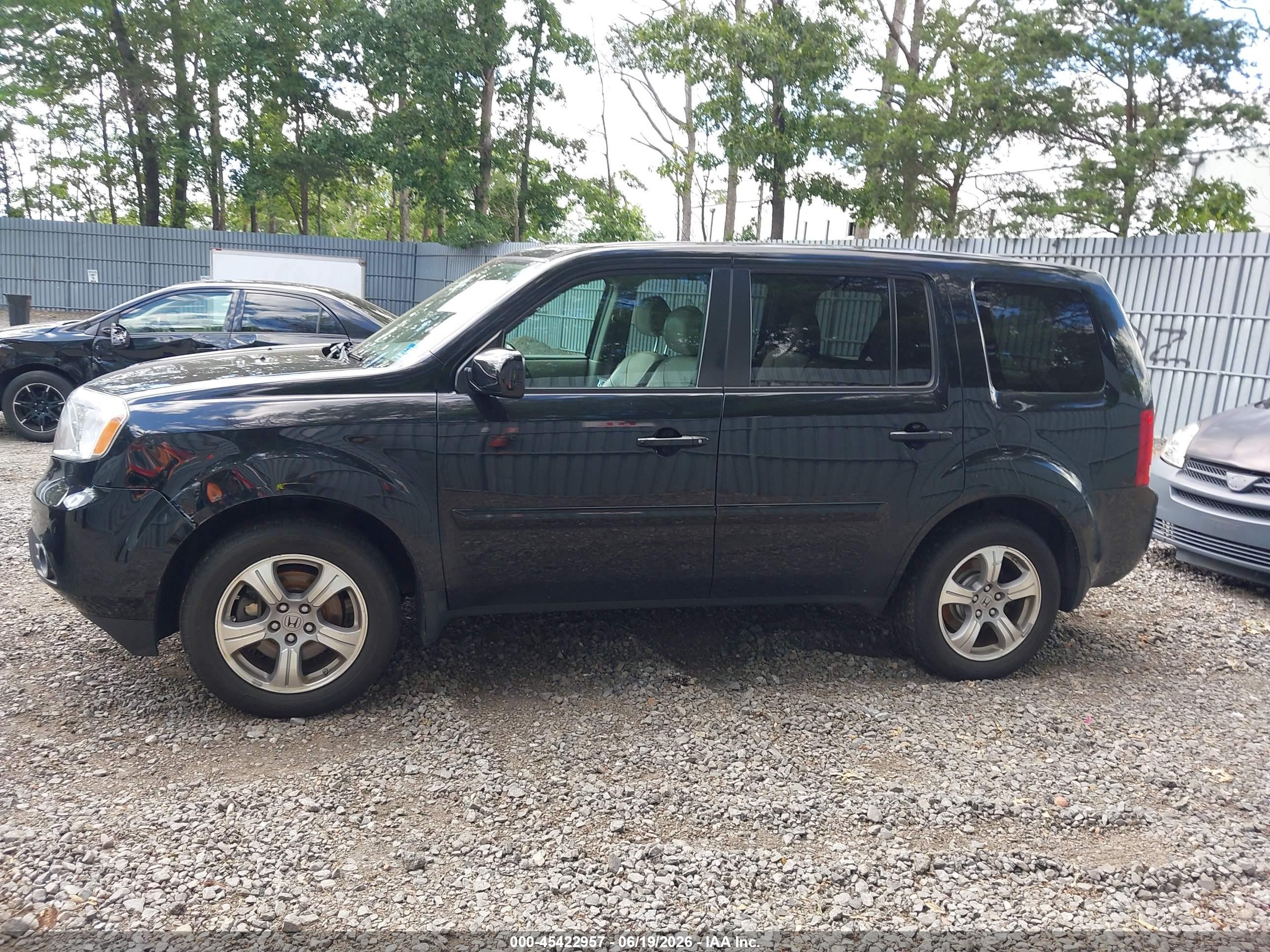 2013 Honda Pilot Ex-l Черный vin: 5FNYF4H54DB027220