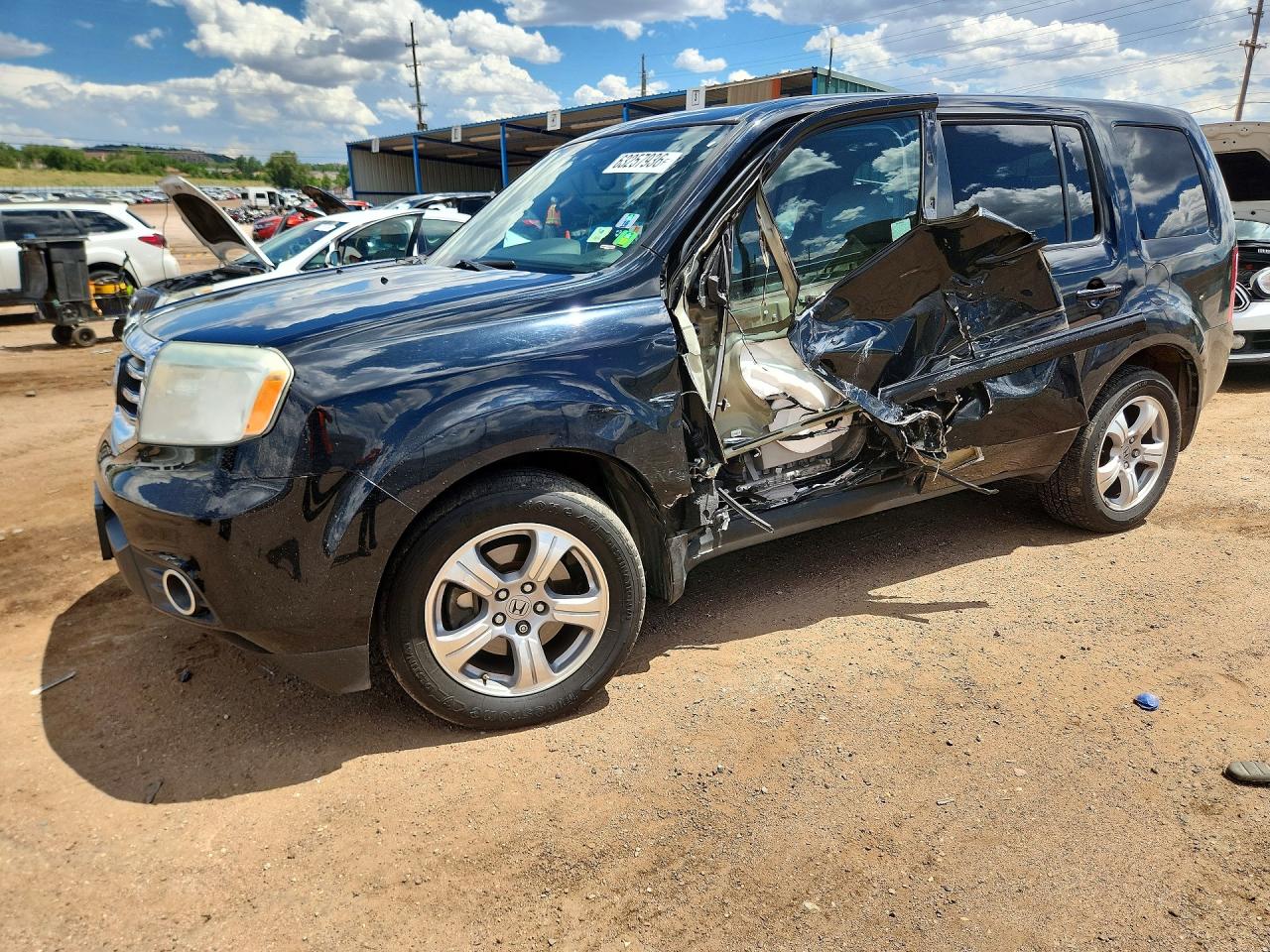 2013 Honda Pilot Exl Black vin: 5FNYF4H54DB032546