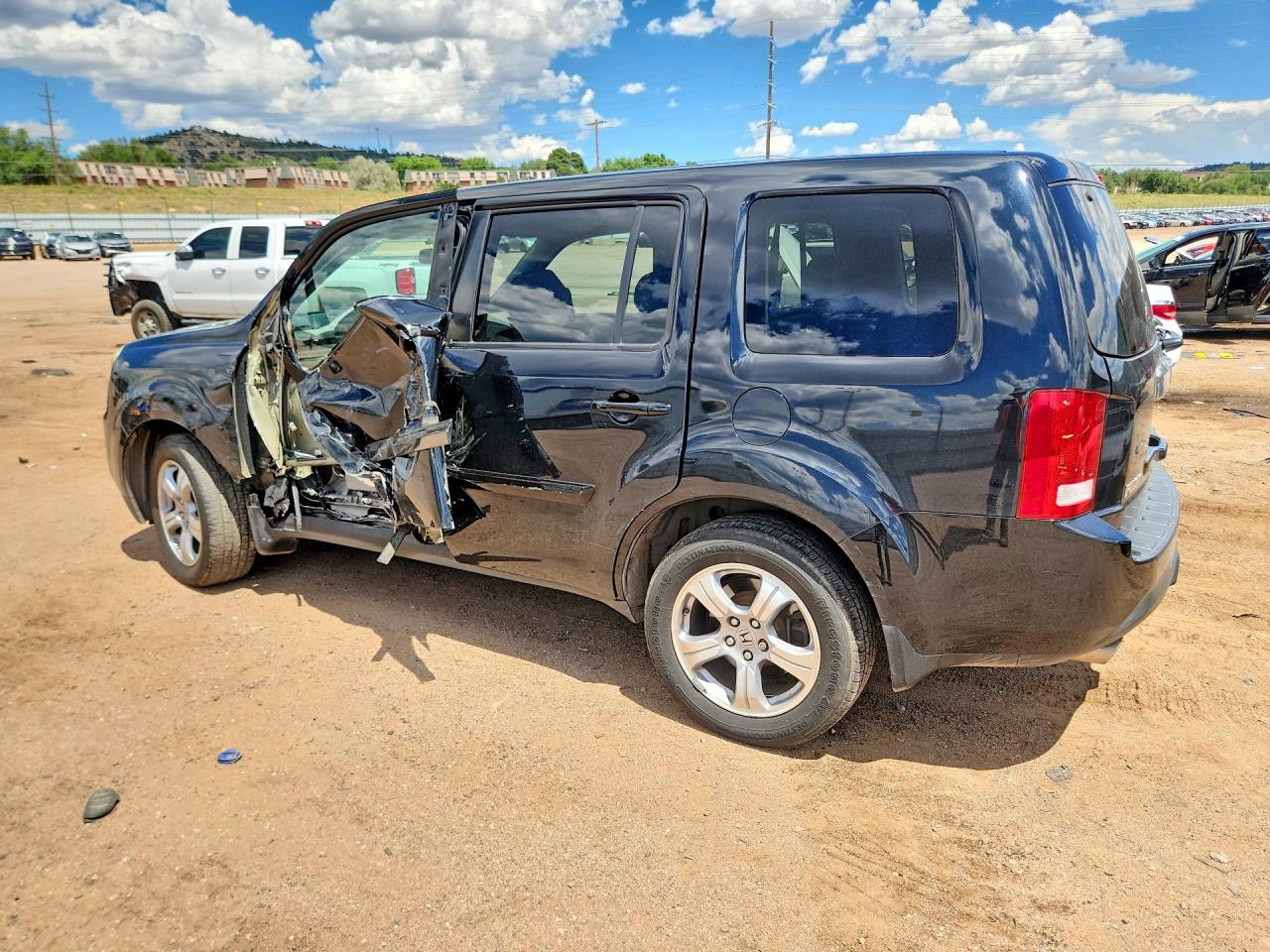 2013 Honda Pilot Exl Черный vin: 5FNYF4H54DB032546