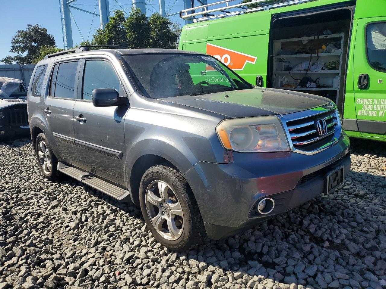 2013 Honda Pilot Exl Gray vin: 5FNYF4H54DB034460