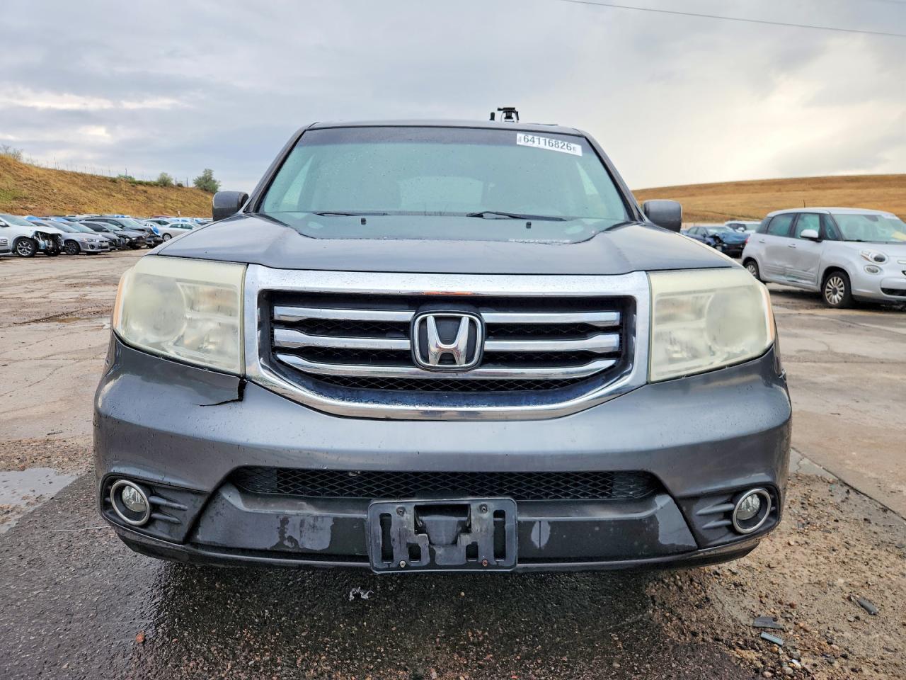2013 Honda Pilot Exl Gray vin: 5FNYF4H54DB052862