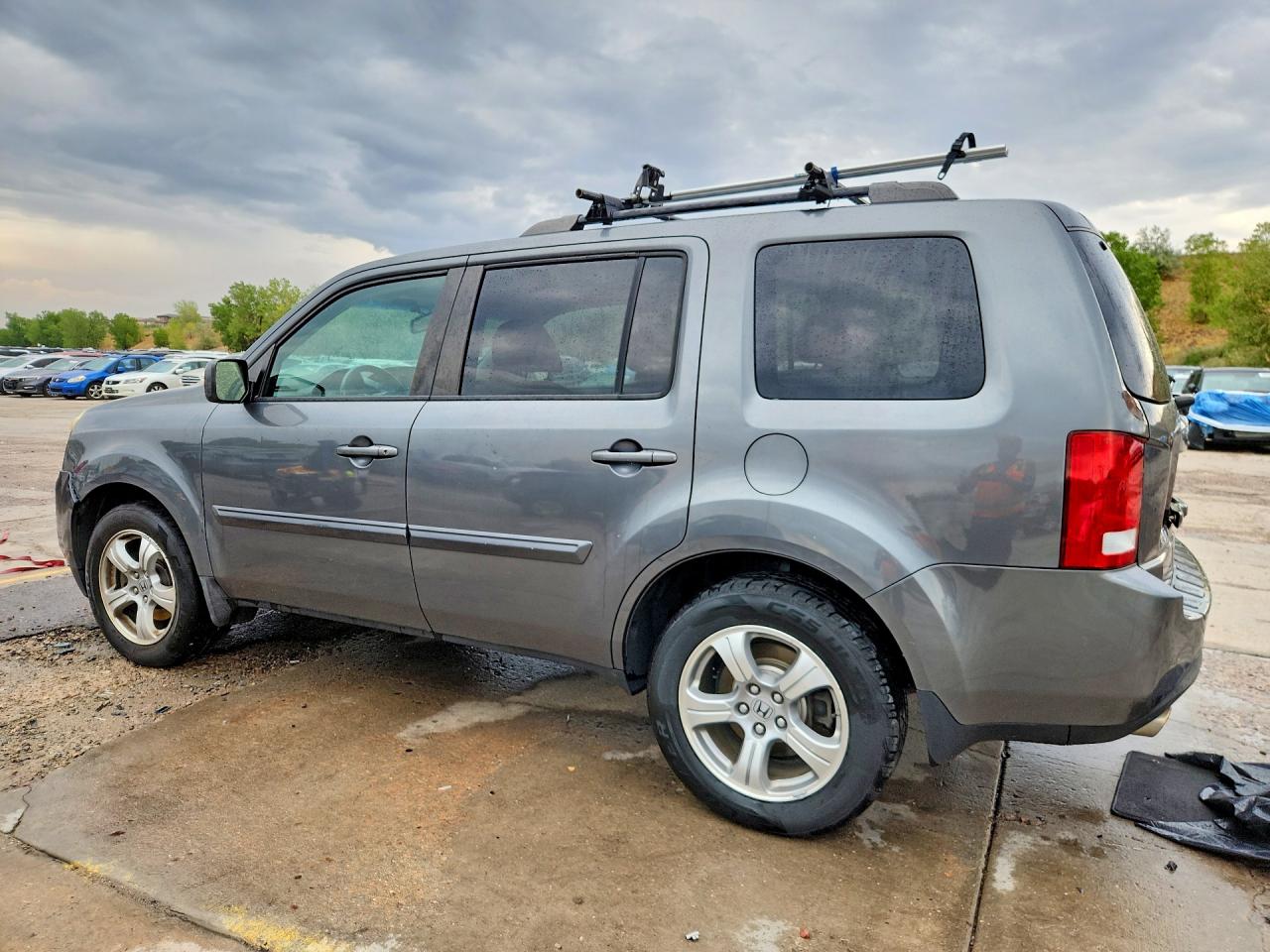 2013 Honda Pilot Exl Gray vin: 5FNYF4H54DB052862