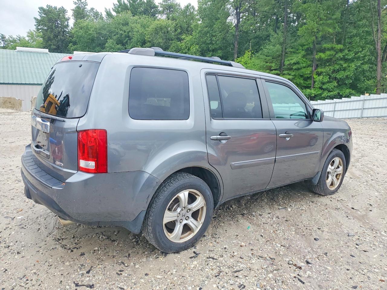 2013 Honda Pilot Exl Gray vin: 5FNYF4H54DB072755