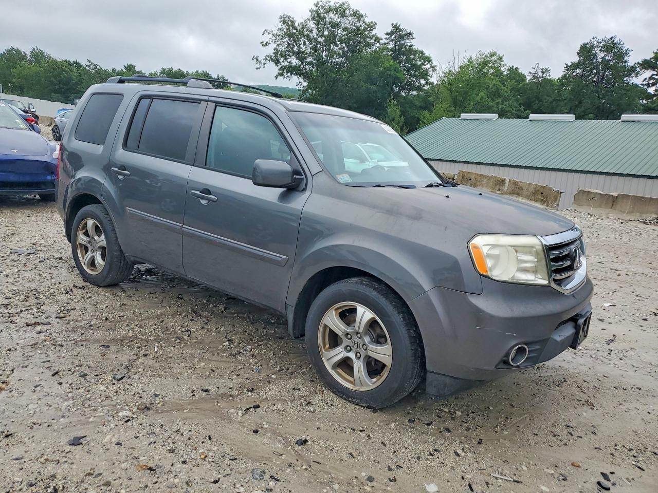 2013 Honda Pilot Exl Gray vin: 5FNYF4H54DB072755