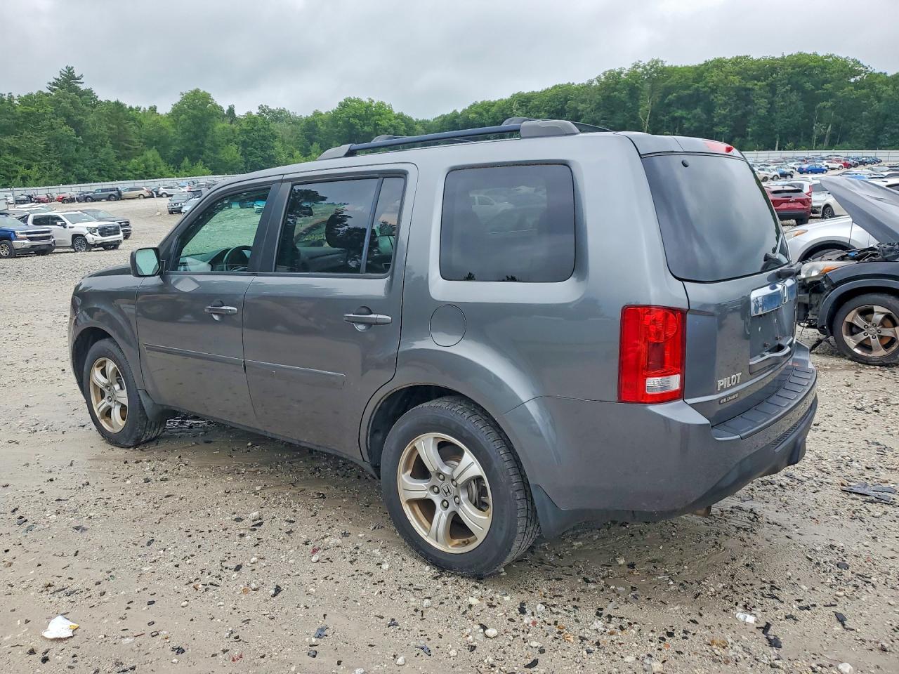 2013 Honda Pilot Exl Gray vin: 5FNYF4H54DB072755
