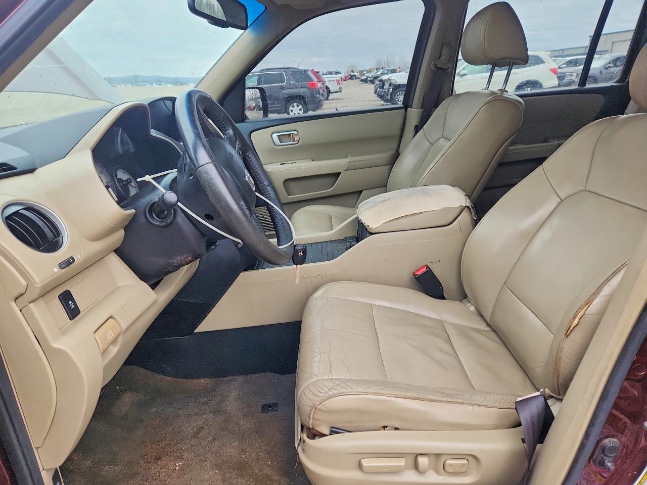 2013 Honda Pilot Exl Burgundy vin: 5FNYF4H54DB072819