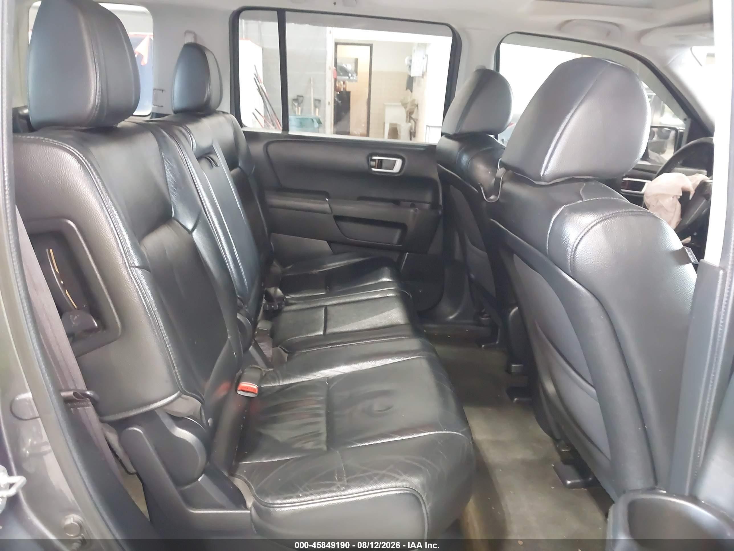 2014 Honda Pilot Ex-l Gray vin: 5FNYF4H54EB033858