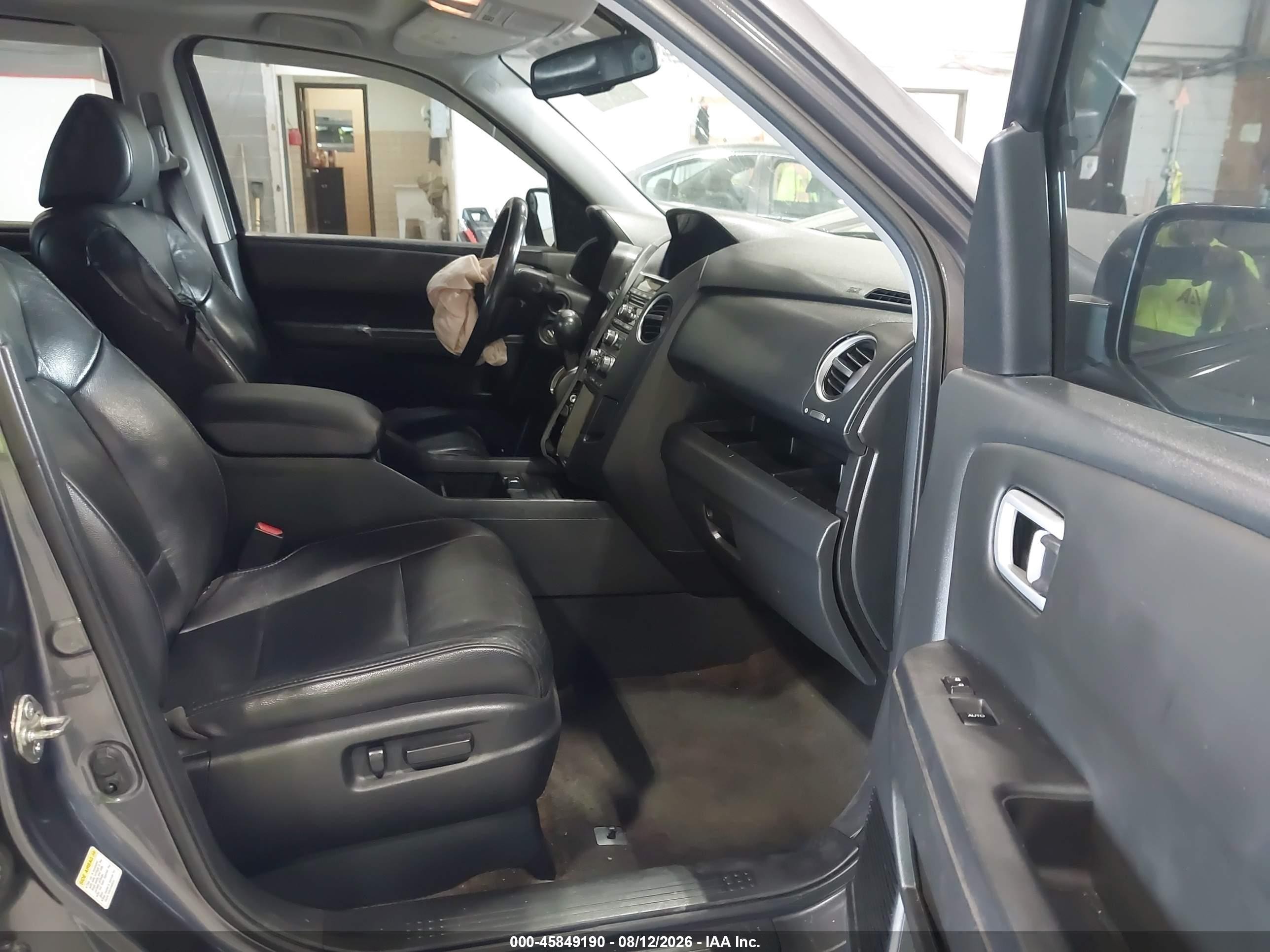 2014 Honda Pilot Ex-l Gray vin: 5FNYF4H54EB033858