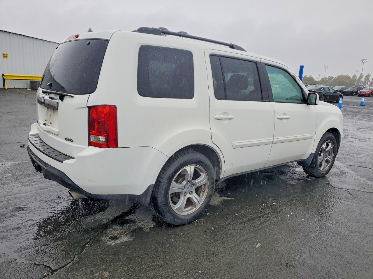 2014 Honda Pilot Exl Белый vin: 5FNYF4H54EB035710