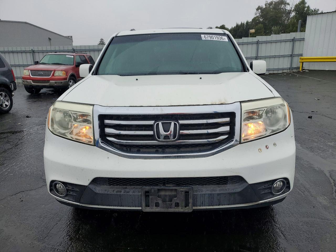 2014 Honda Pilot Exl Белый vin: 5FNYF4H54EB035710