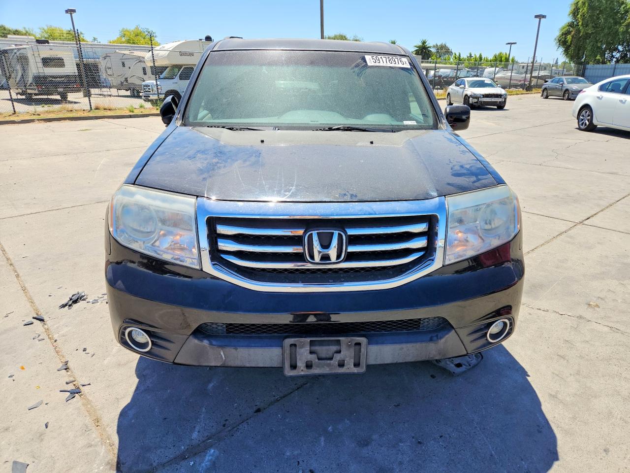 2014 Honda Pilot Exl Black vin: 5FNYF4H54EB041510