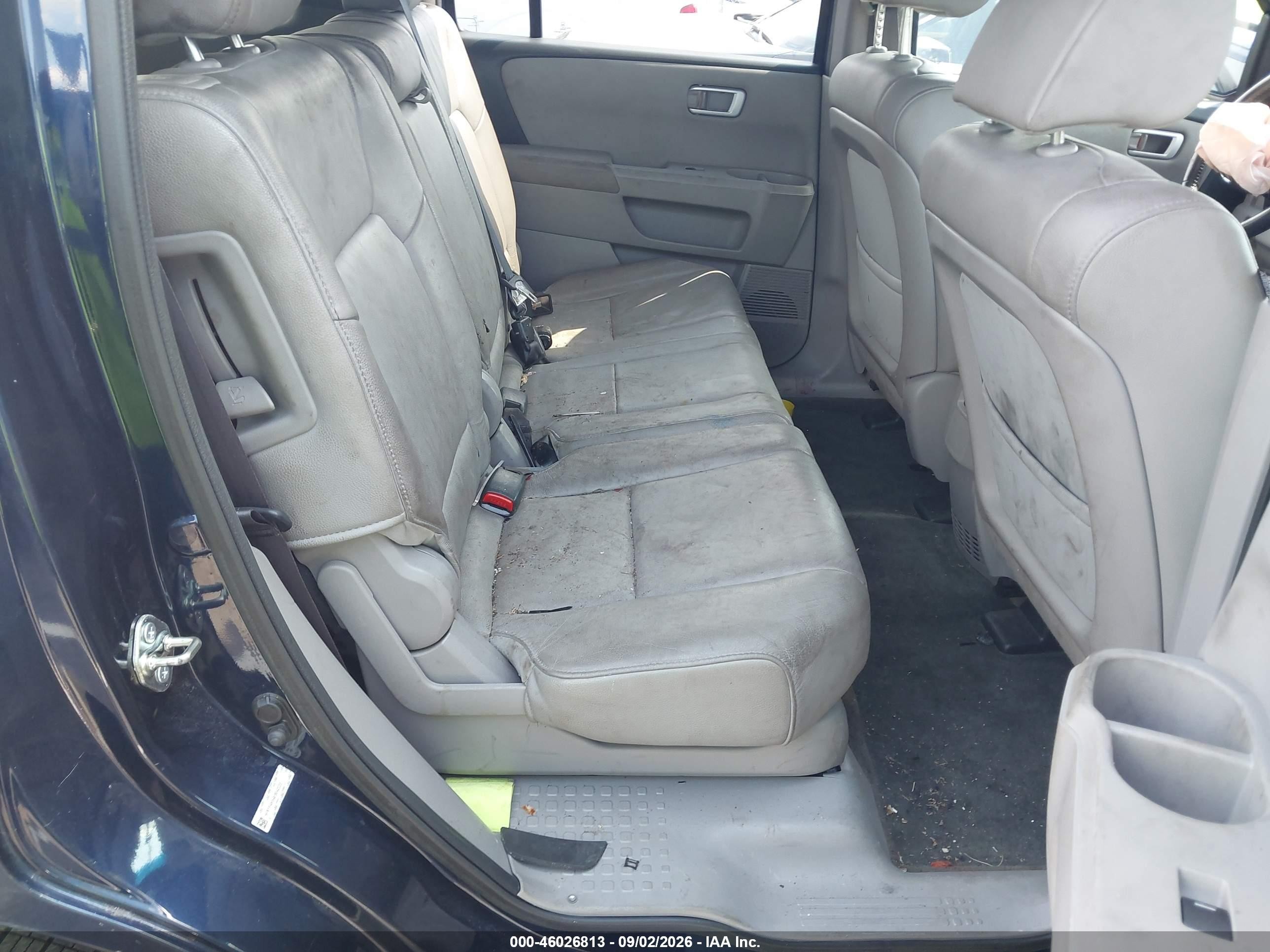 2014 Honda Pilot Ex-l Black vin: 5FNYF4H54EB042222