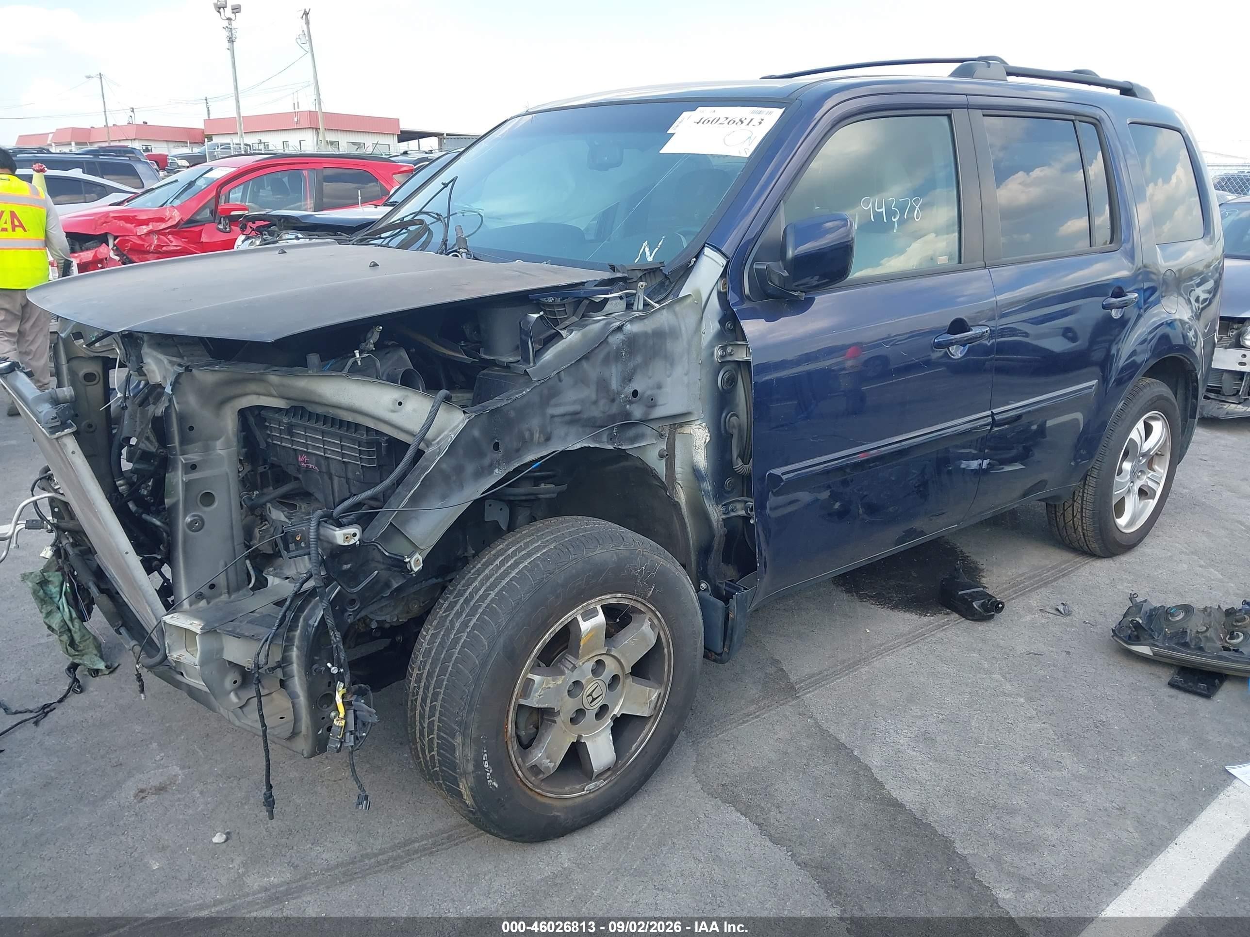 2014 Honda Pilot Ex-l Black vin: 5FNYF4H54EB042222