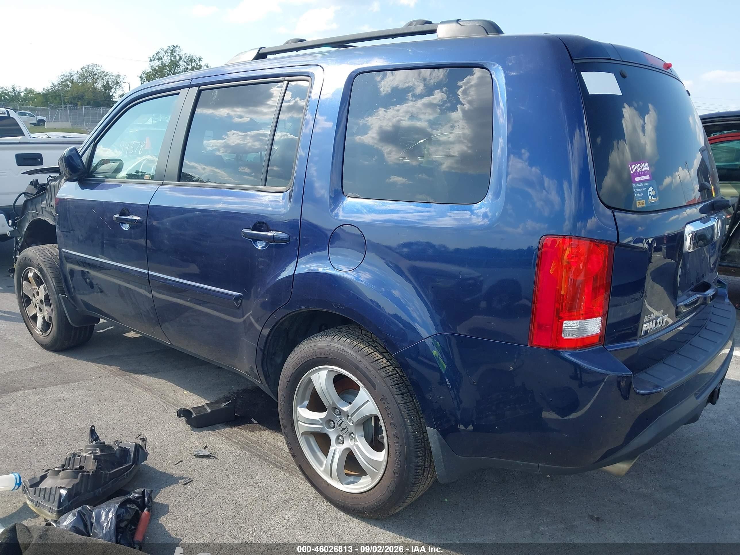 2014 Honda Pilot Ex-l Black vin: 5FNYF4H54EB042222