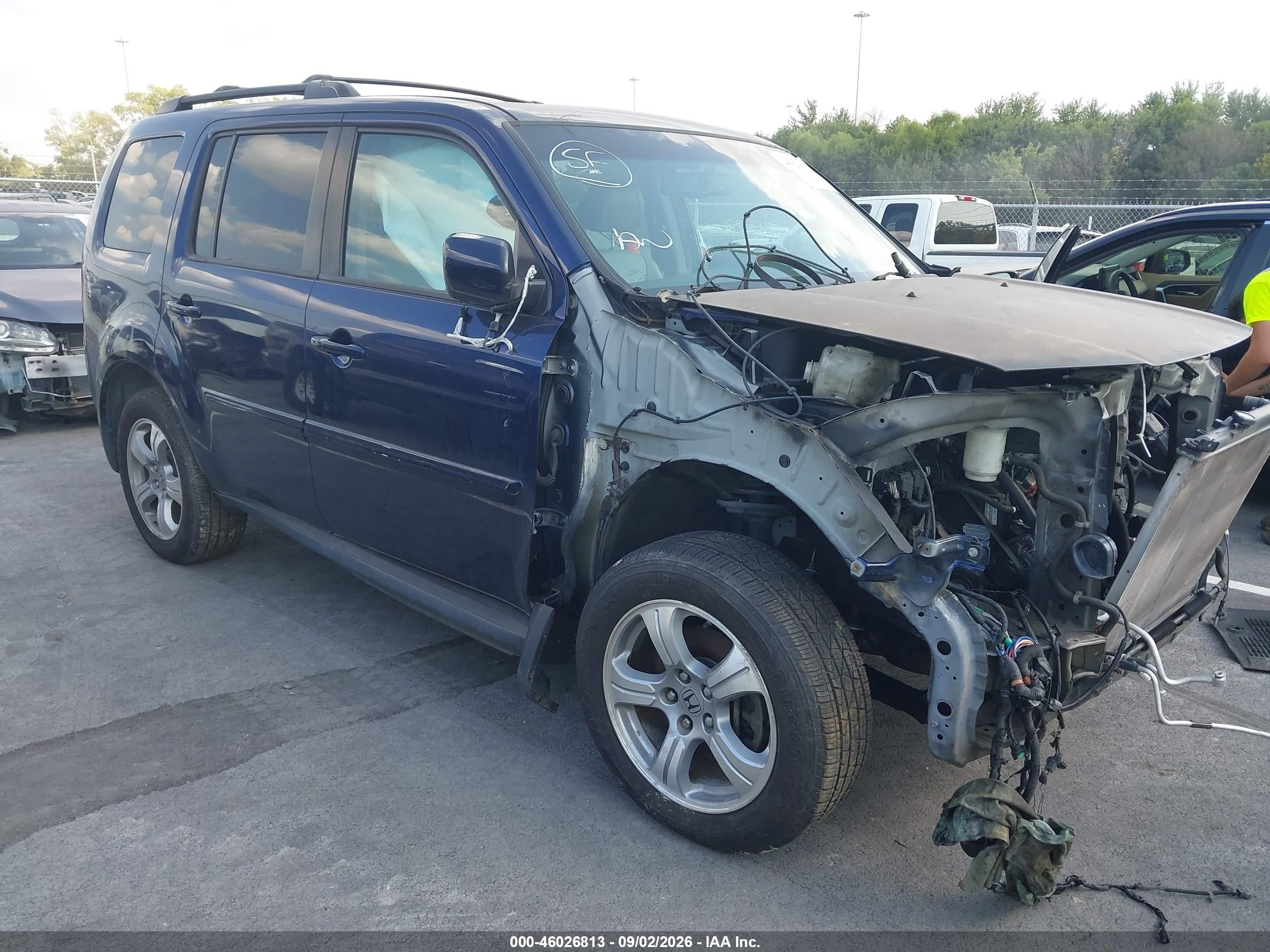2014 Honda Pilot Ex-l Черный vin: 5FNYF4H54EB042222