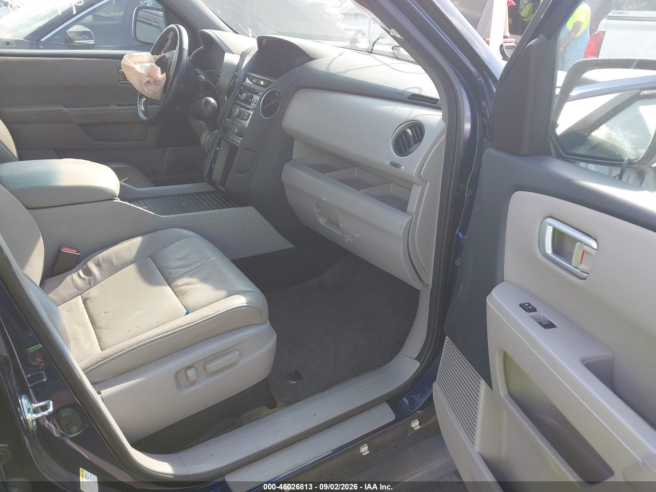 2014 Honda Pilot Ex-l Black vin: 5FNYF4H54EB042222