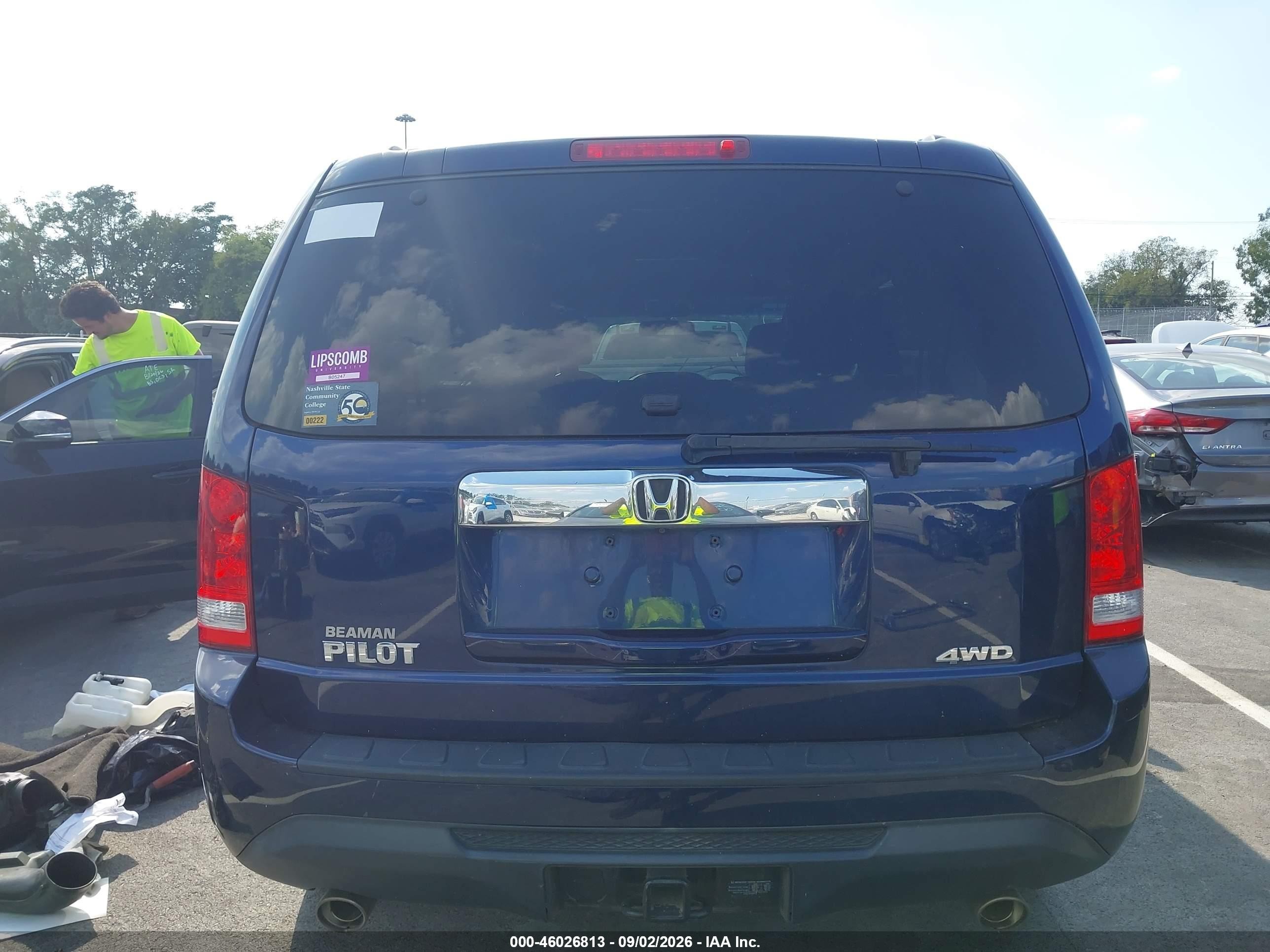 2014 Honda Pilot Ex-l Black vin: 5FNYF4H54EB042222