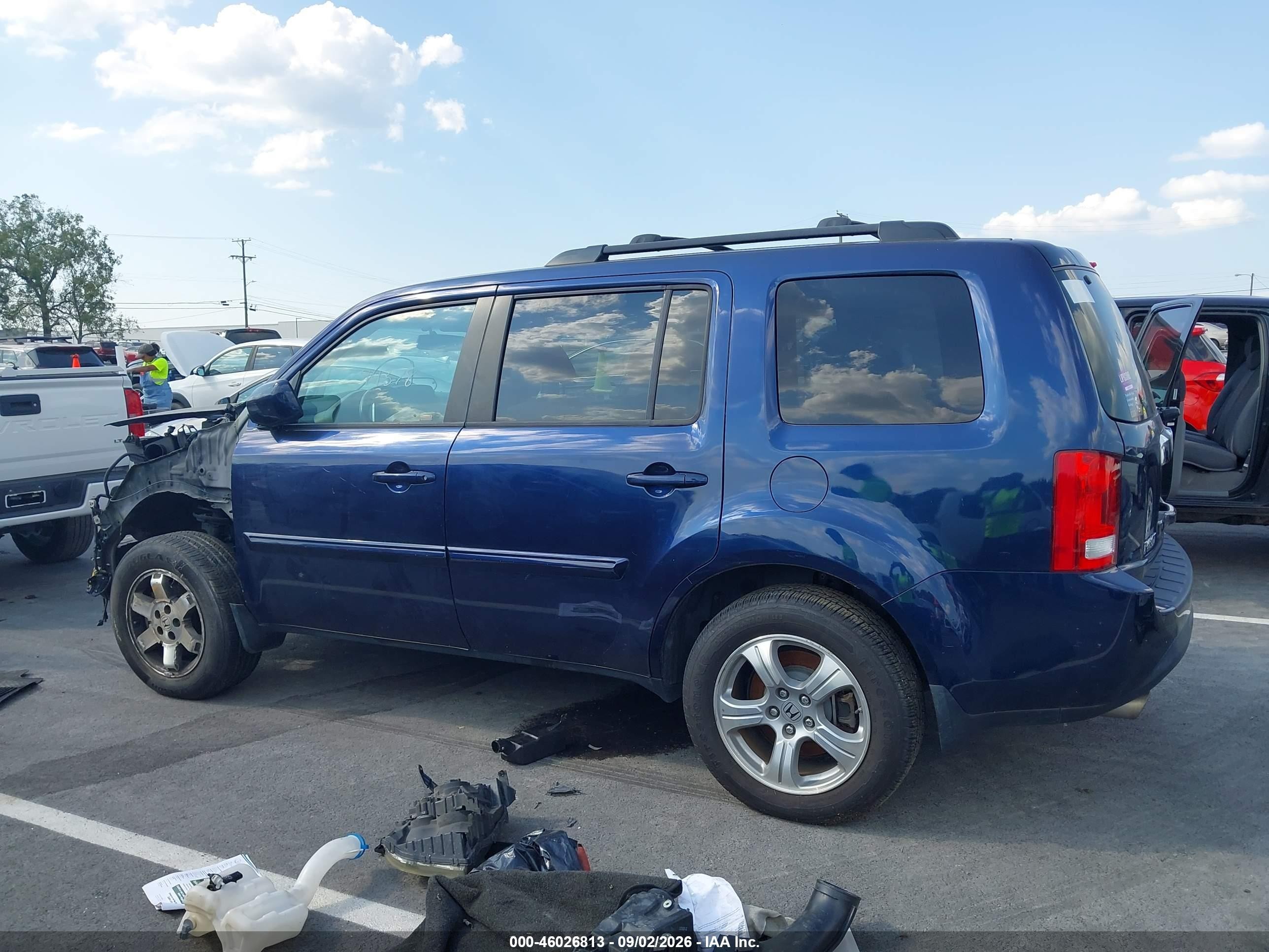 2014 Honda Pilot Ex-l Black vin: 5FNYF4H54EB042222