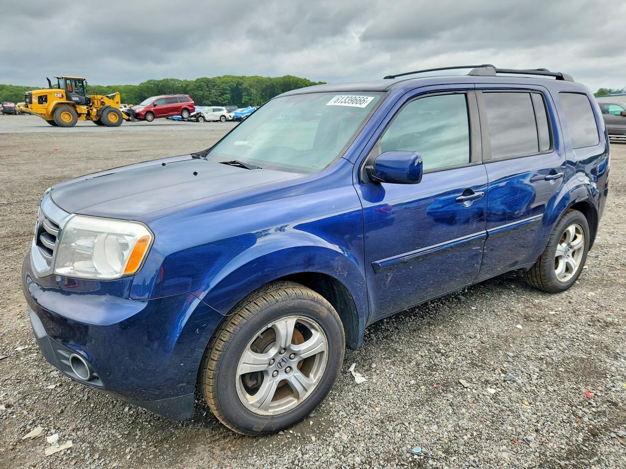 2014 Honda Pilot Exl Blue vin: 5FNYF4H54EB045072