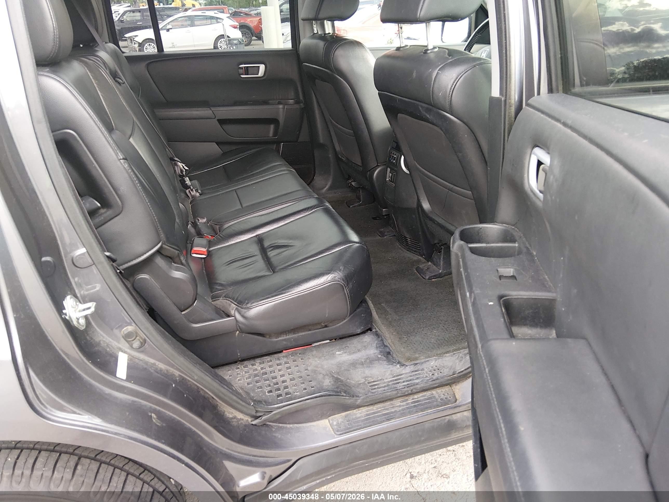 2015 Honda Pilot Ex-l Серый vin: 5FNYF4H54FB007097