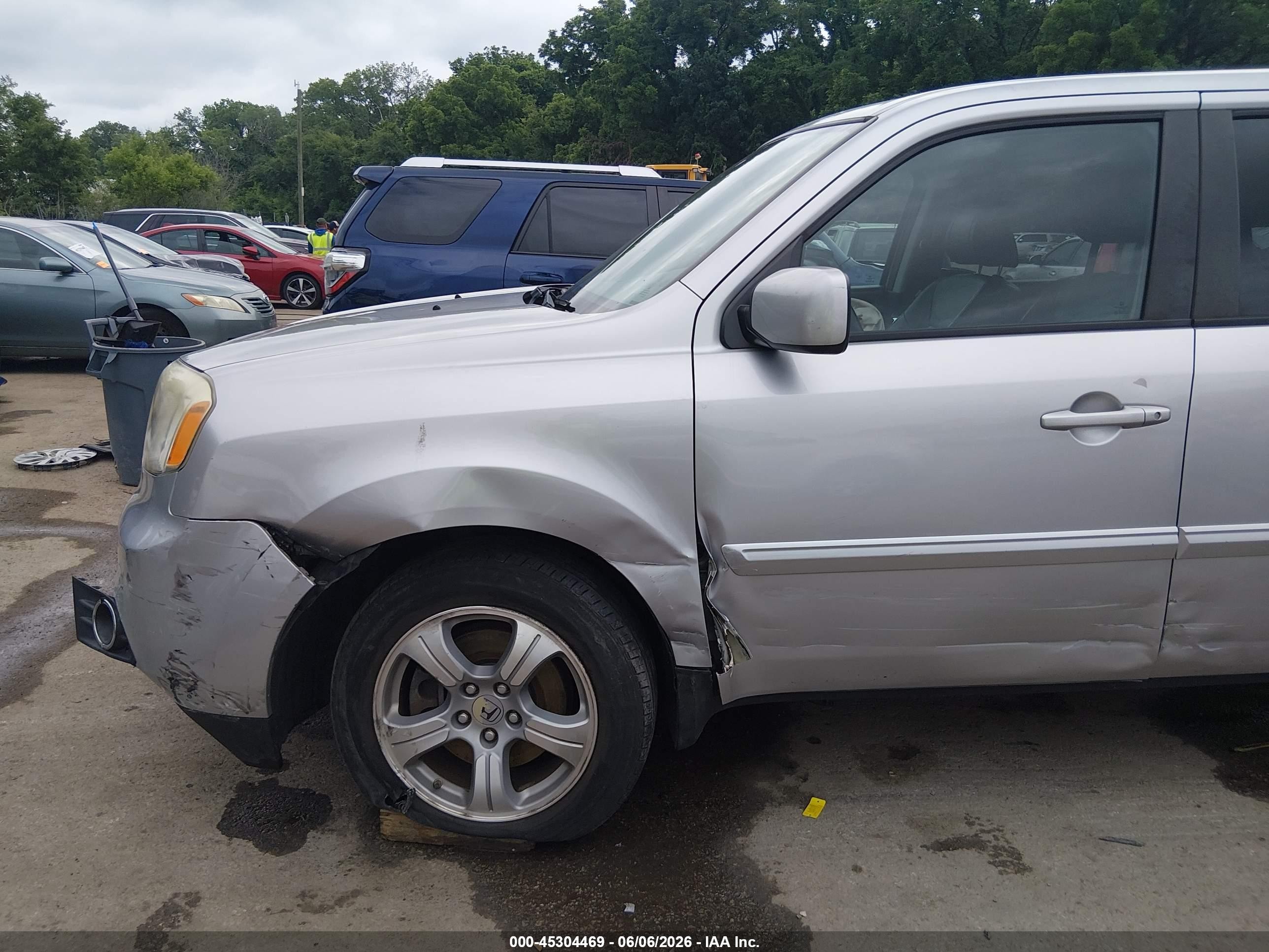 2015 Honda Pilot Ex-l Серебряный vin: 5FNYF4H54FB008623