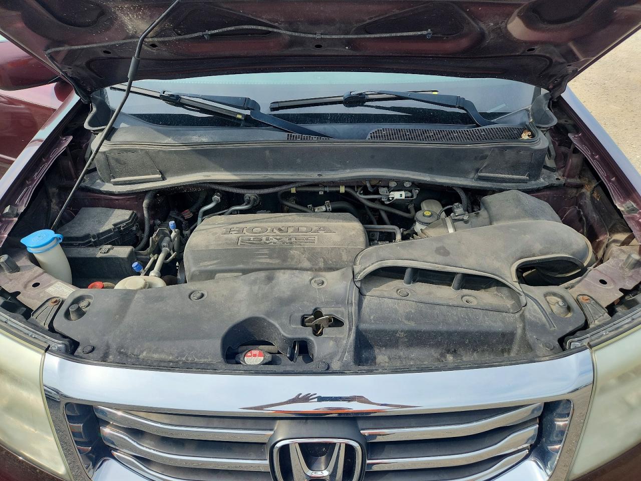 2015 Honda Pilot Exl Burgundy vin: 5FNYF4H54FB020383