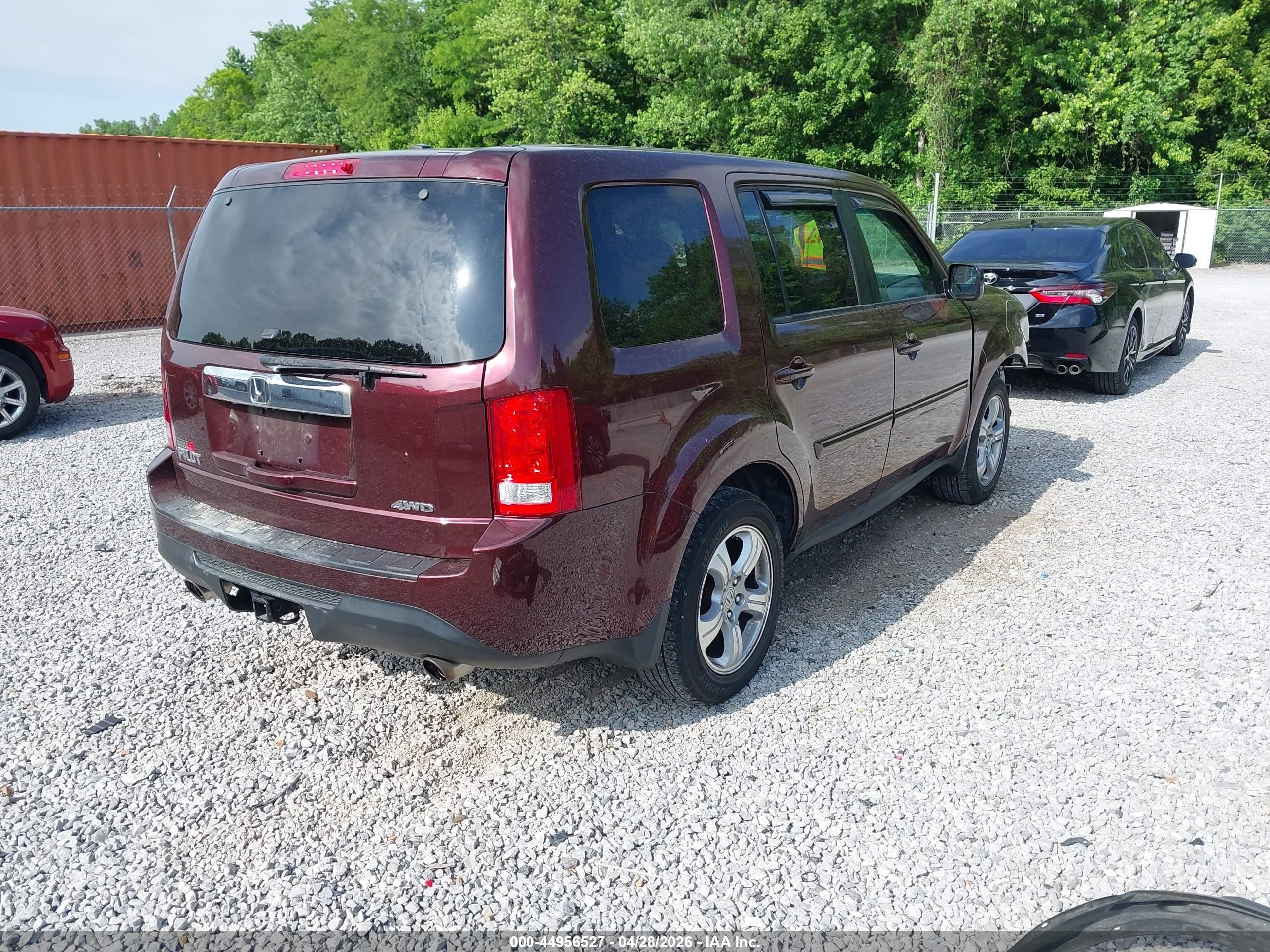 2015 Honda Pilot Ex-l Черный vin: 5FNYF4H54FB042125