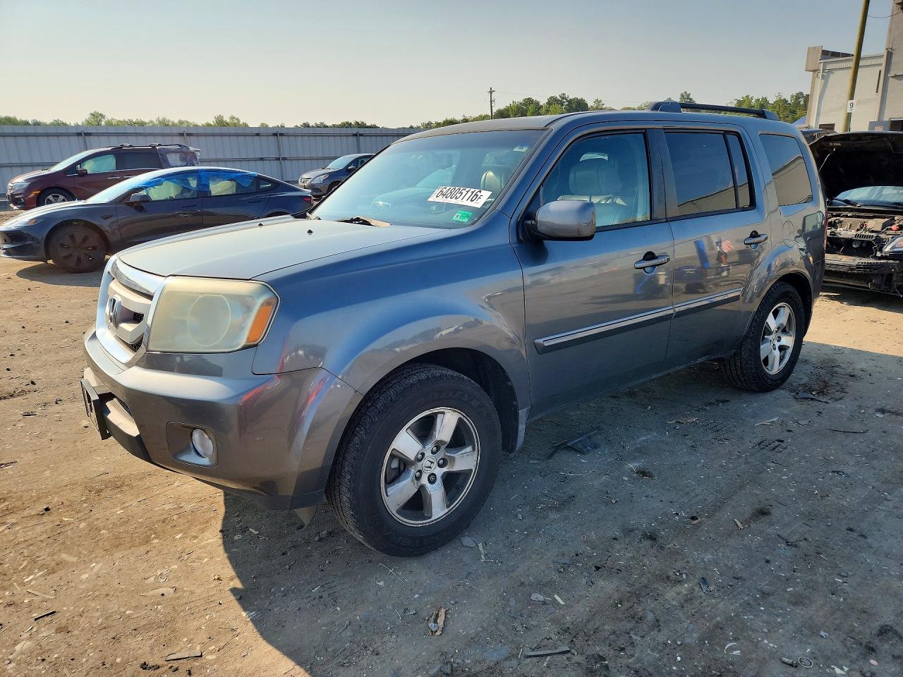 2010 Honda Pilot Exl Gray vin: 5FNYF4H55AB010812