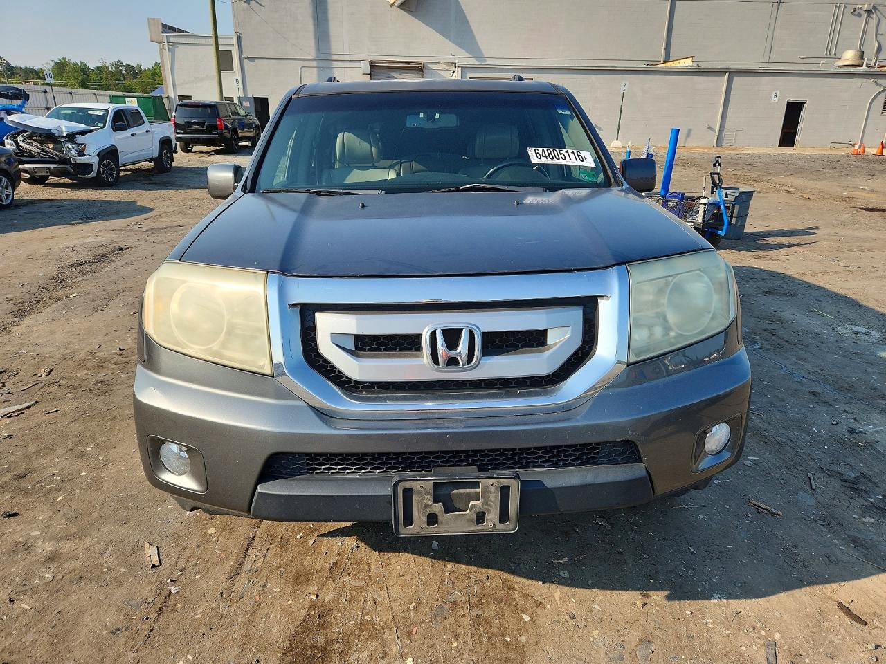 2010 Honda Pilot Exl Gray vin: 5FNYF4H55AB010812