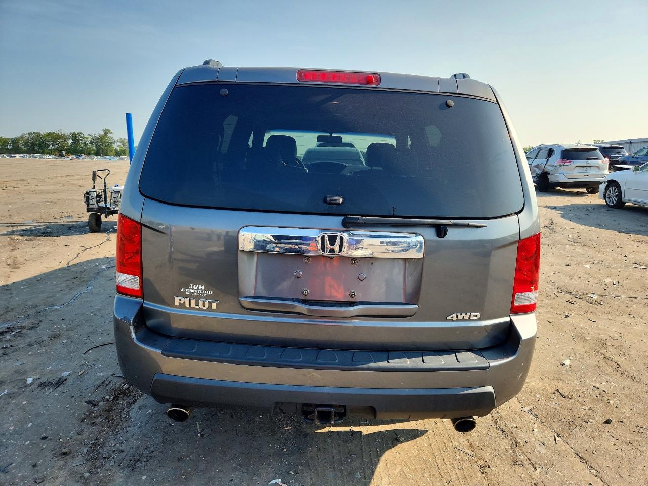 2010 Honda Pilot Exl Gray vin: 5FNYF4H55AB010812
