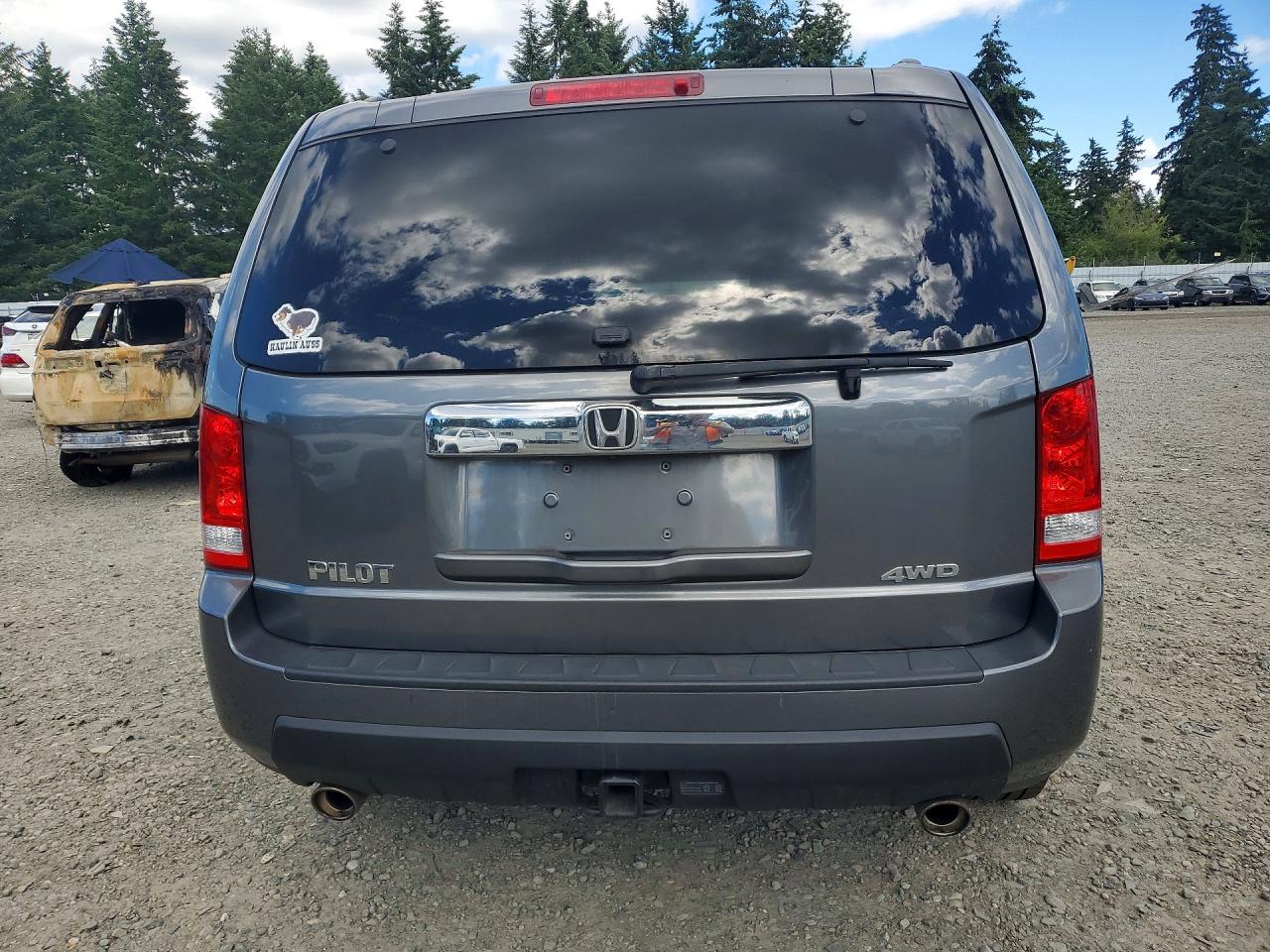 2010 Honda Pilot Exl Silver vin: 5FNYF4H55AB034916