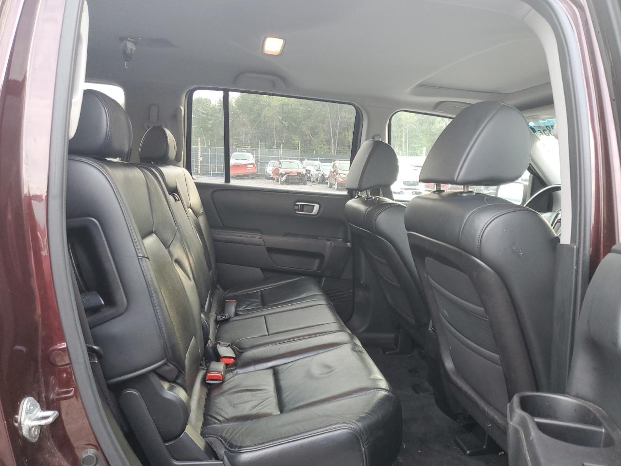 2010 Honda Pilot Exl Burgundy vin: 5FNYF4H55AB037573